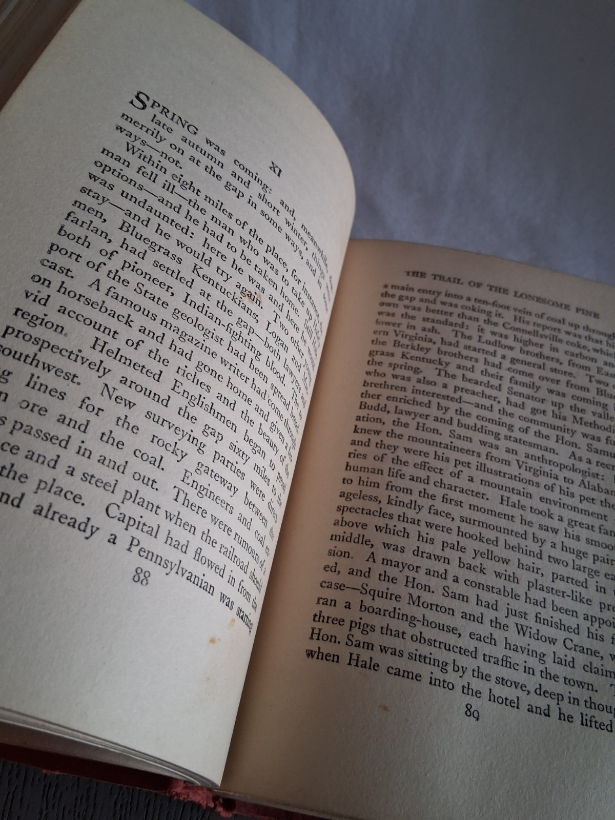 Vintage 1908 1st Edition “The Trail of the Lonesome Pine” by John Fox Jr.