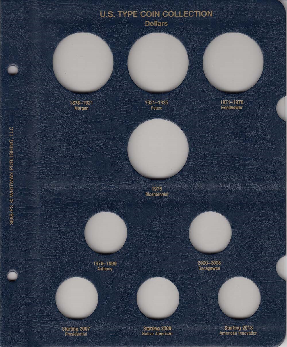 US Type Coin Collection 20th & 21st Centuries Album Whitman Classic 3688 New
