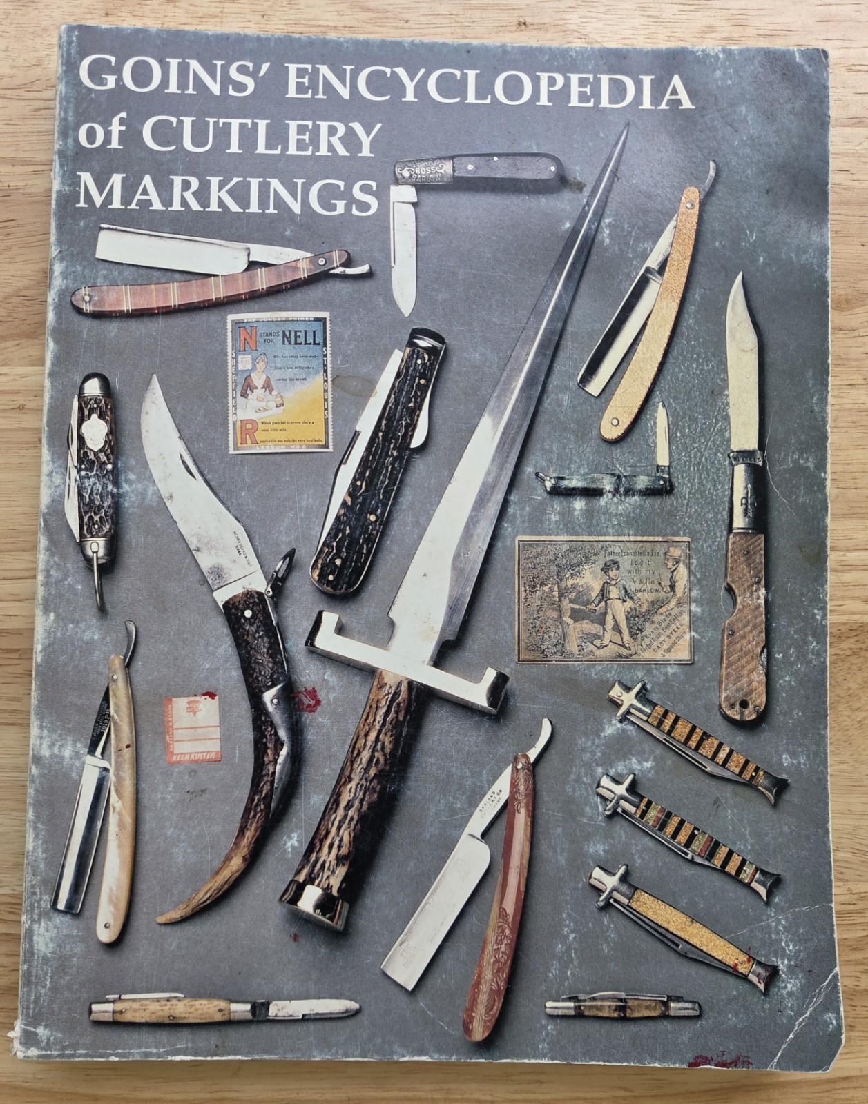 🌹💥☄️Goins’ Encyclopedia of Cutlery Markings by John Goins 1998 Softcover RARE