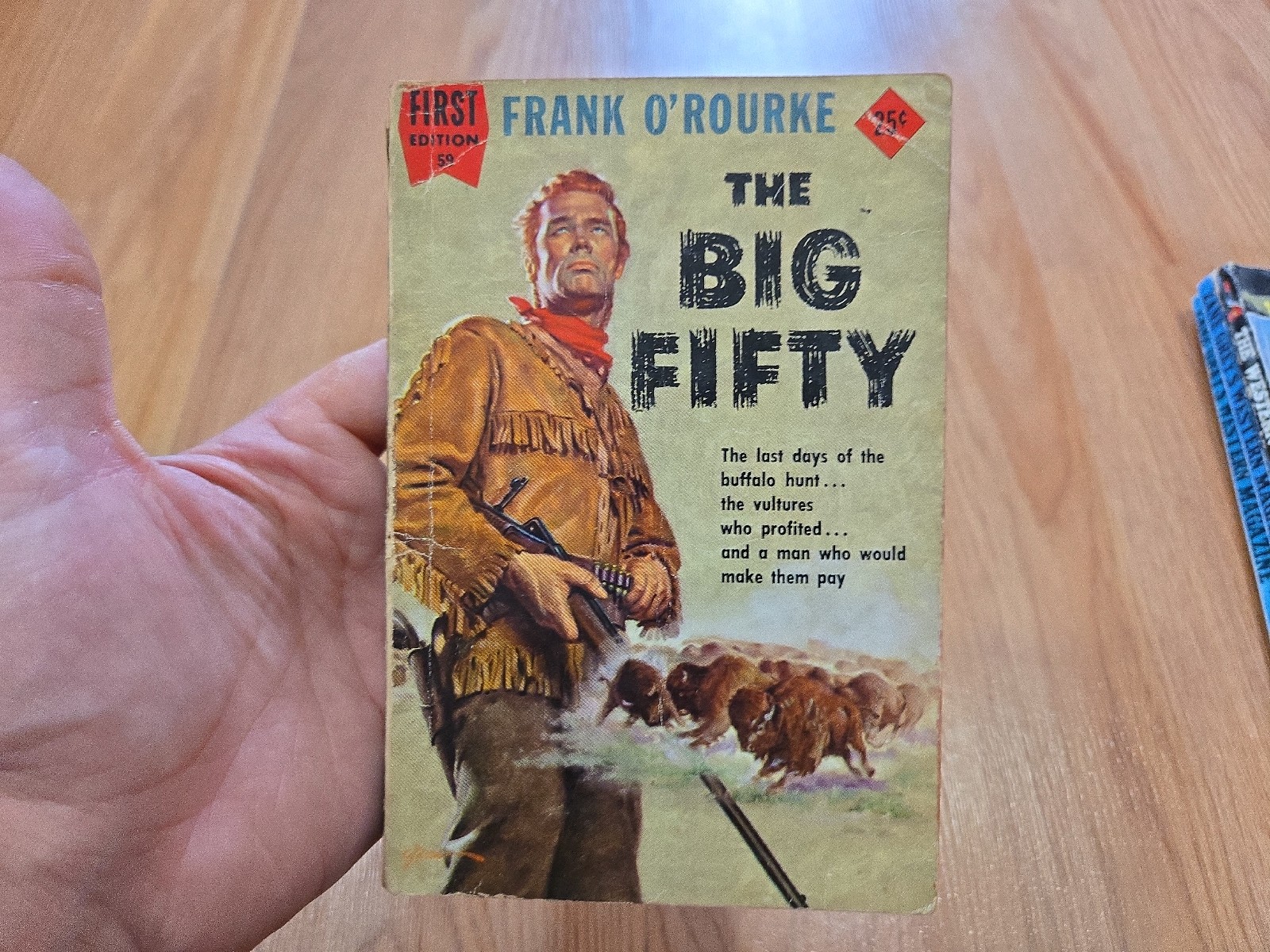 Dell Western VTG PAPERBACK BOOK LOT Zane Grey Pioneers Big Fifty West Texas Law