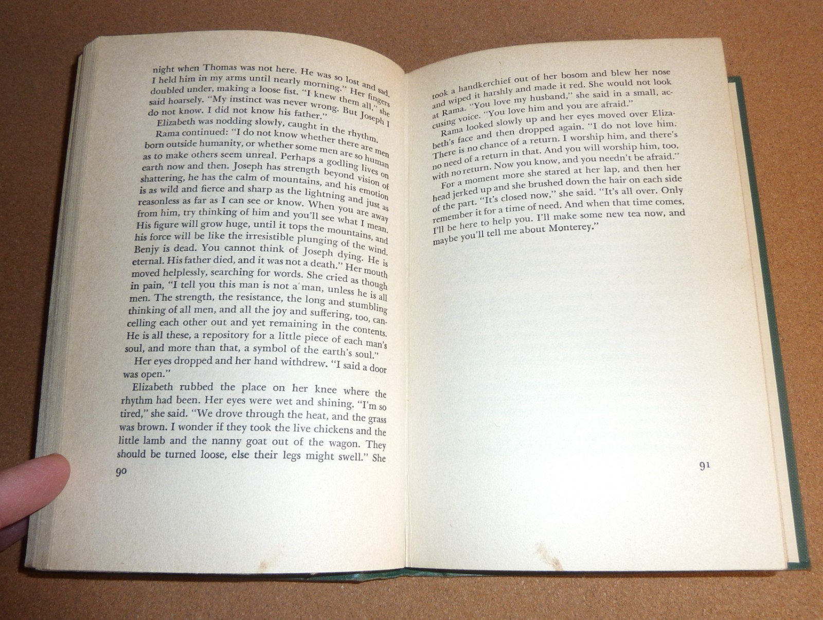 To A God Unknown 1943 John Steinbeck Novel Tower First Printing Book Club HCDJ