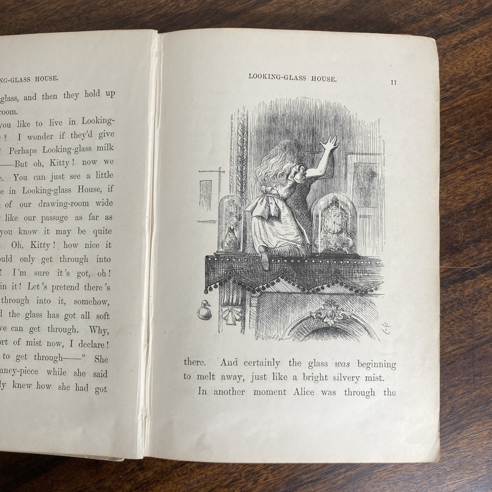 1872 Through The Looking Glass by Lewis Carroll First Edition Spares / Repair