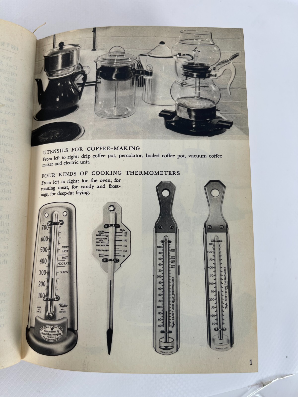 1947 The Basic Cookbook by Marjorie Heseltine & Ula Dow Recipes Cooking HC