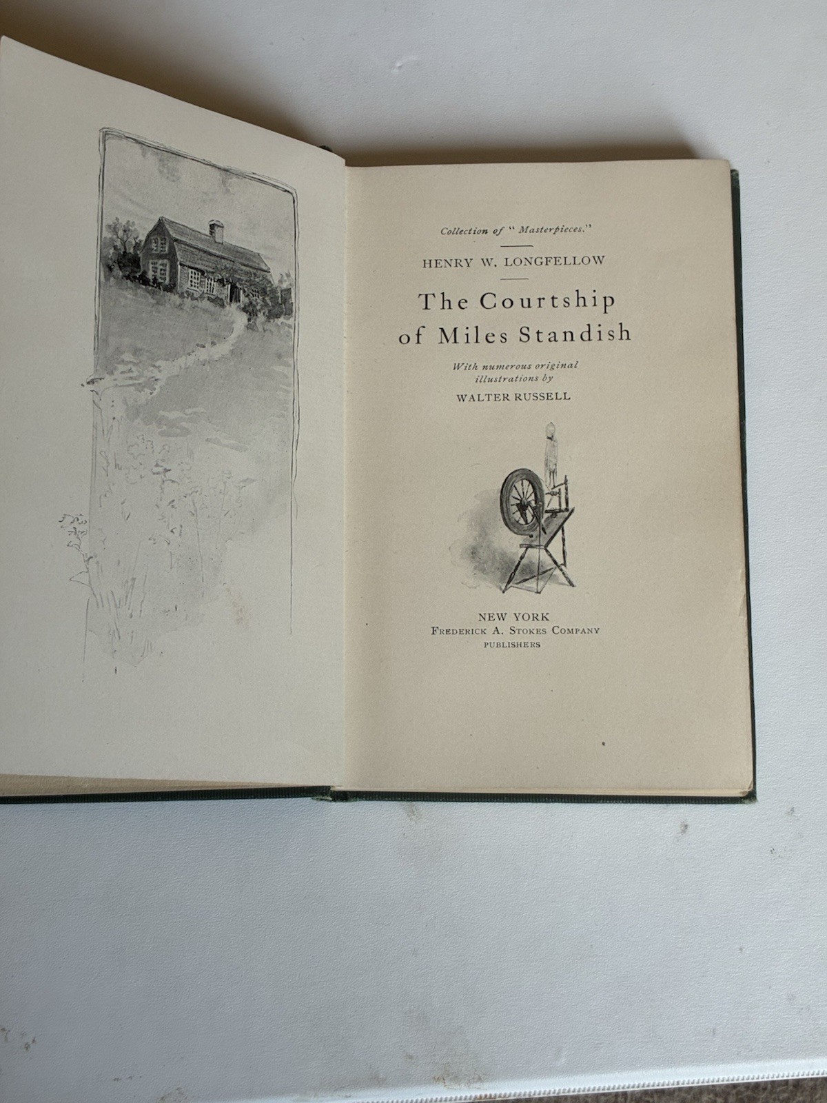 The Courtship of Miles Standish by Henry Wadsworth Longfellow RARE 1901 HC