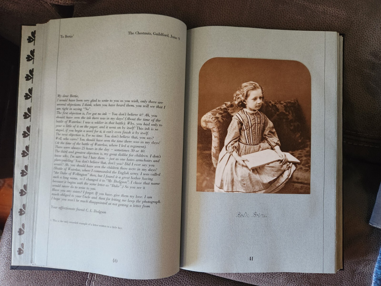 Lewis Carroll Photos & Letters to His Child Friends Limited HC Edition, FMR