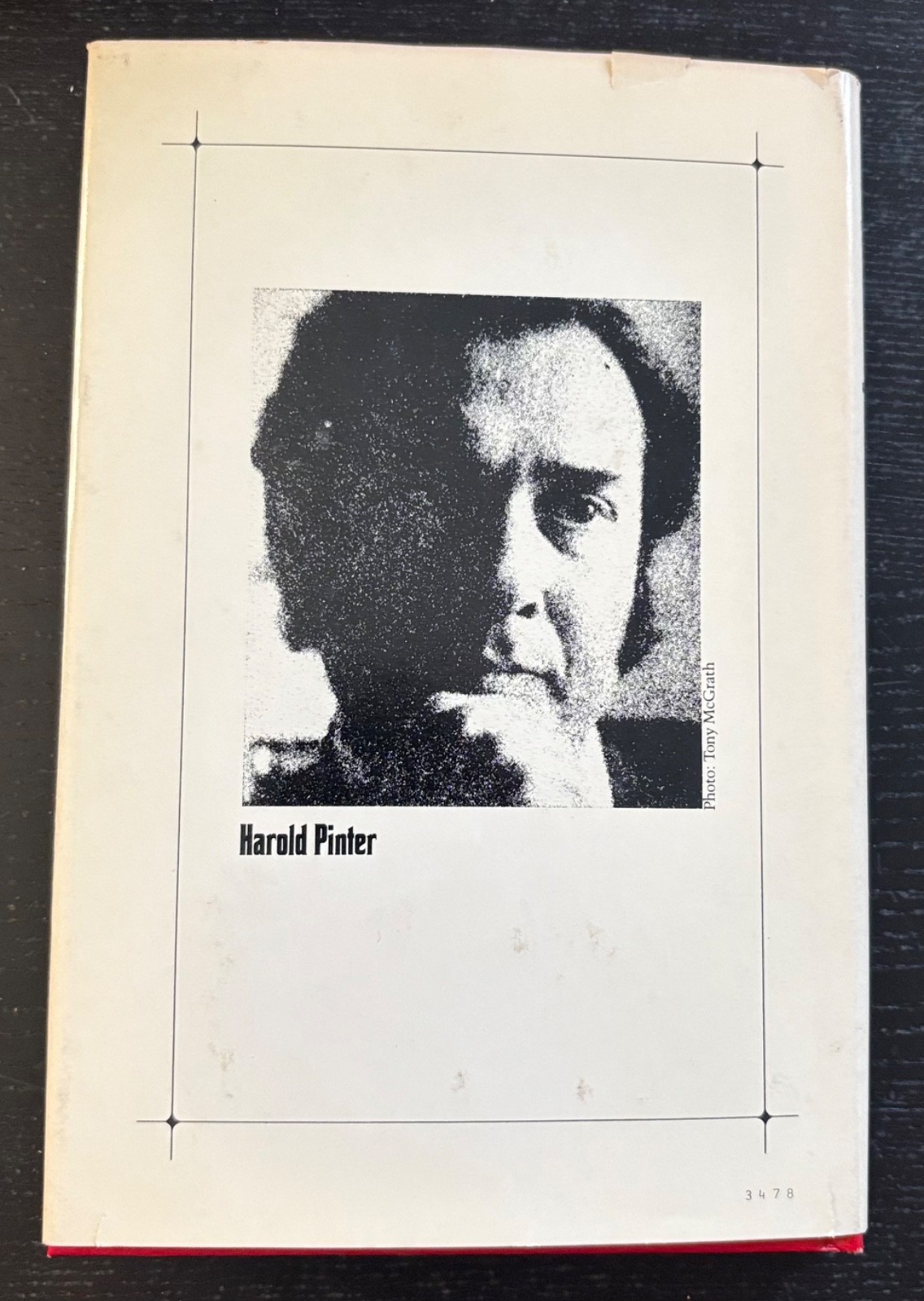 BETRAYAL – HAROLD PINTER – 1978 – GROVE PRESS – DJ – BCE.