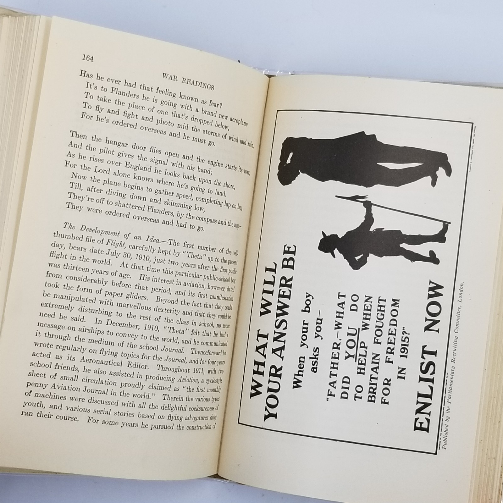 War Readings – 1918 Scribner WWI Military National Board for Historical Service