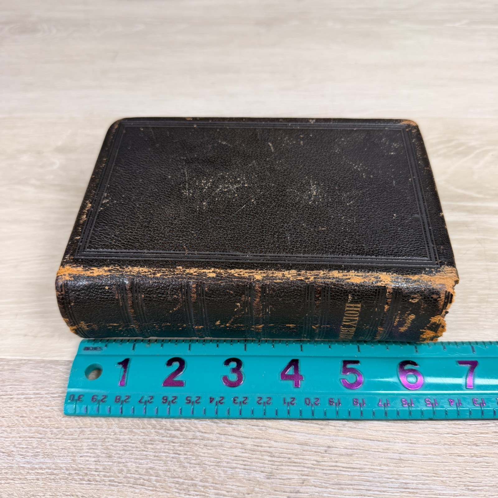 1875-1885 Oxford KJV Holy Bible Nonpareil 16mo Leather – Thomas Nelson & Sons NY