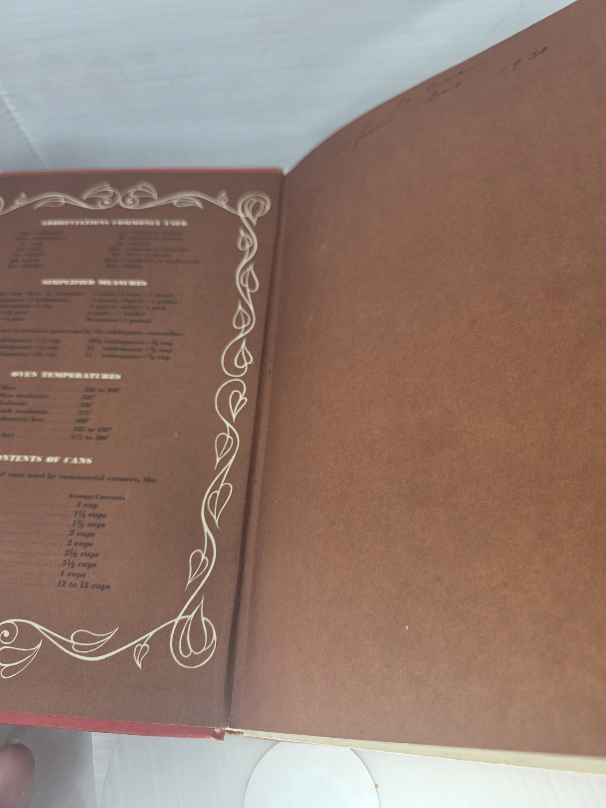 Vintage 1950 Betty Crocker’s Picture Cook Book 1st Edition 6th Print Hardcover