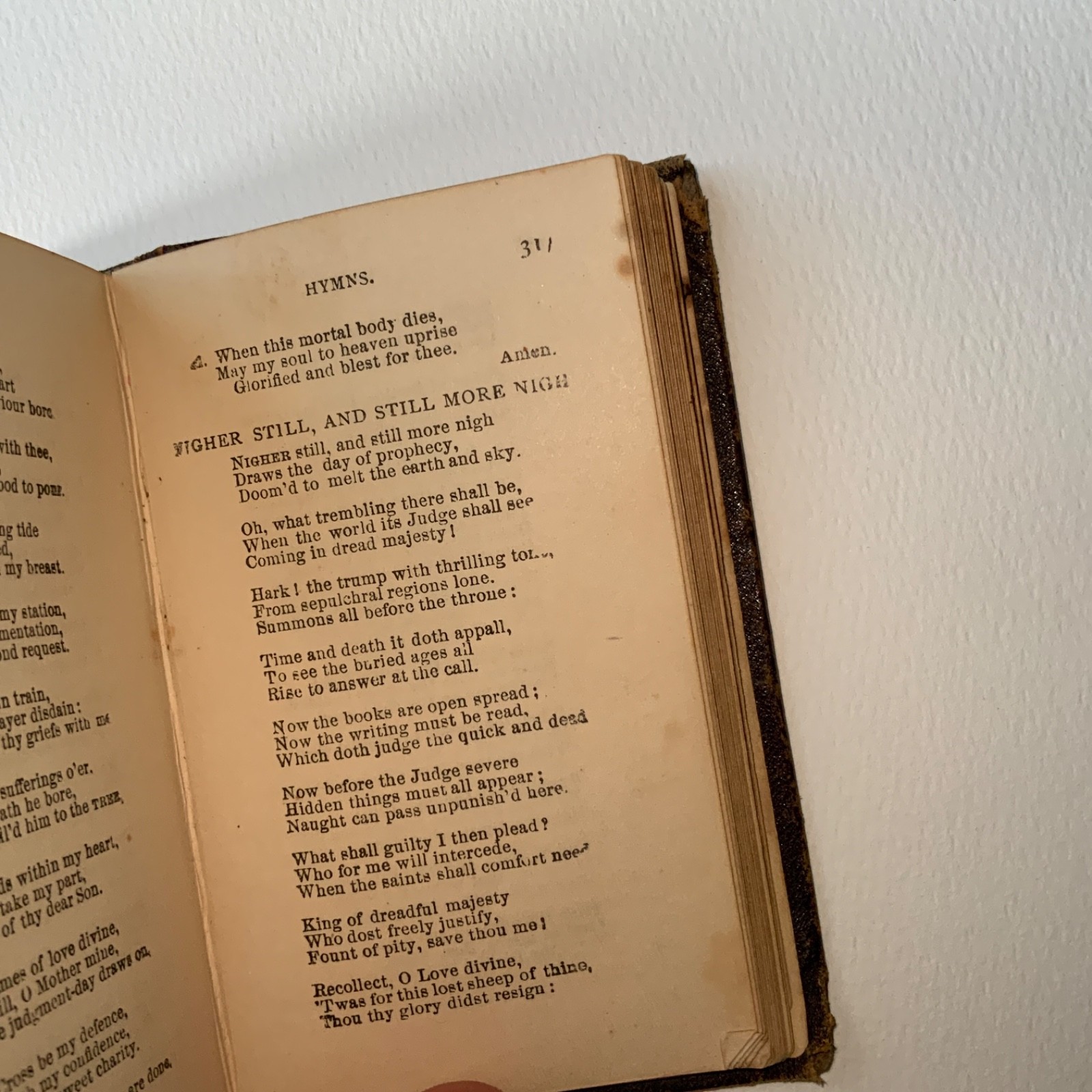 1875 Key of Heaven Antique Catholic Prayer Book Benziger Gilt 3×5 Fair