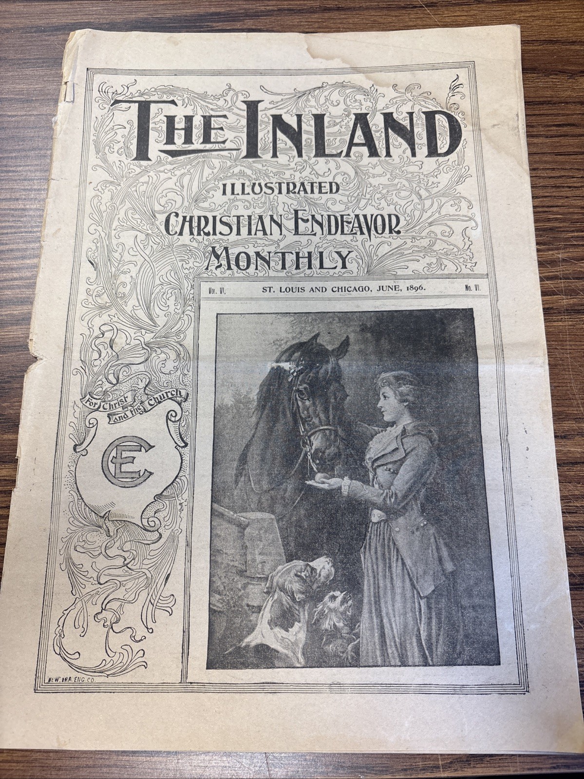 1896 The Inland Illustrated Christian Endeavor Monthly: Flower Mission Sketches