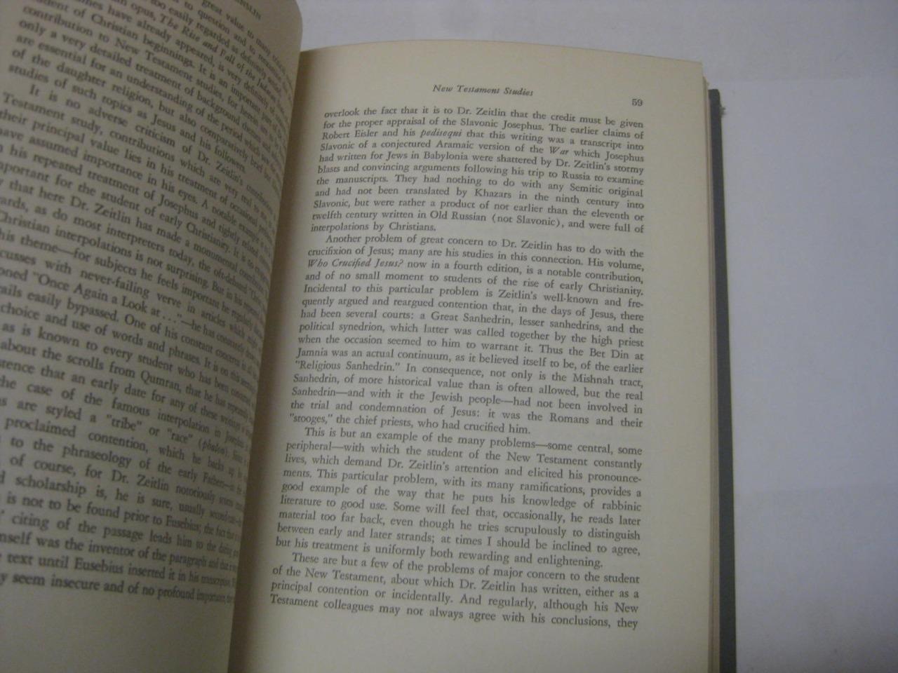 Solomon Zeitlin: scholar laureate : an annotated bibliography, 1915-1970 …