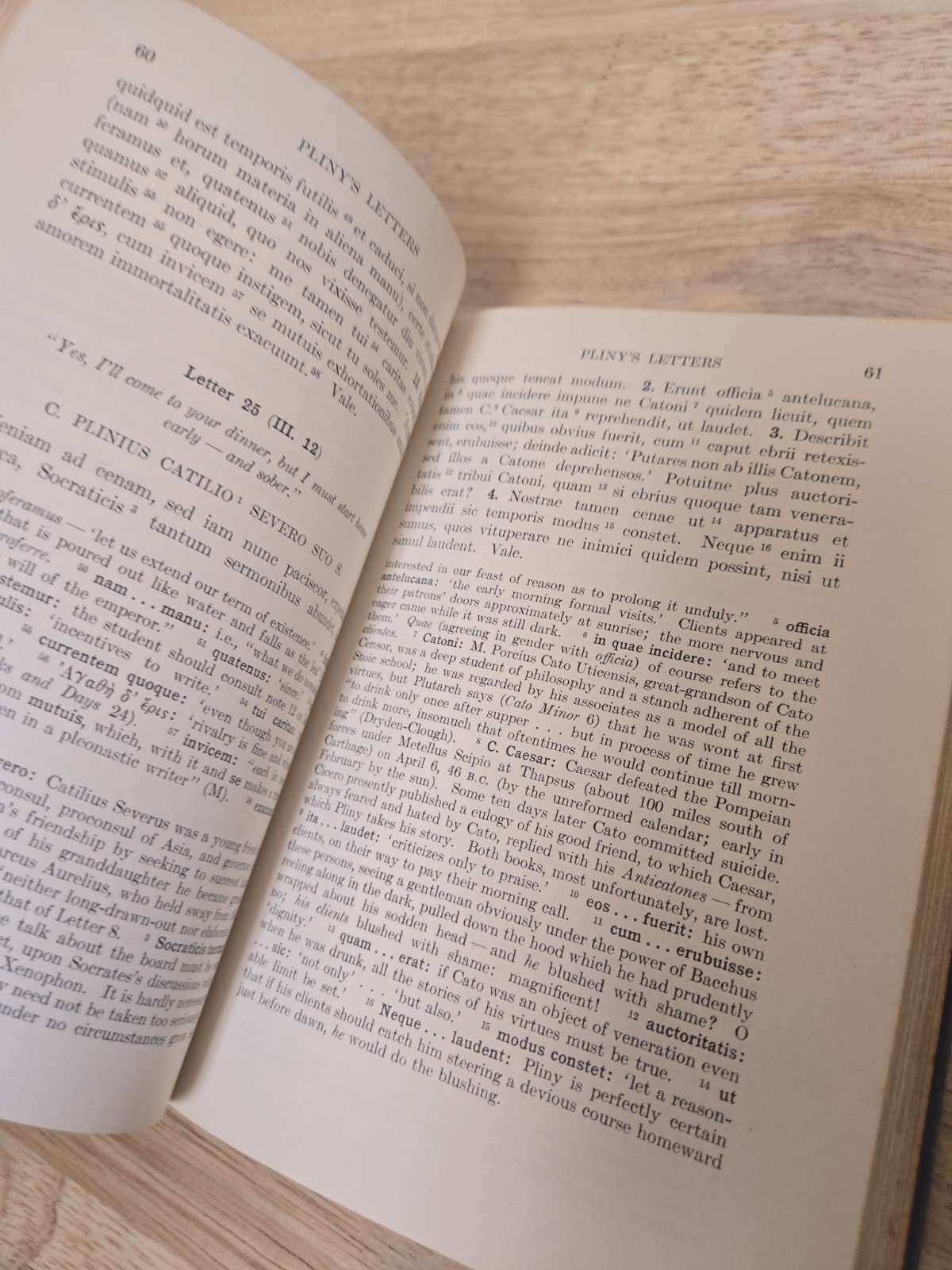 1937 Vintage Book: Selected Letters Of Pliny By Hubert Poteat