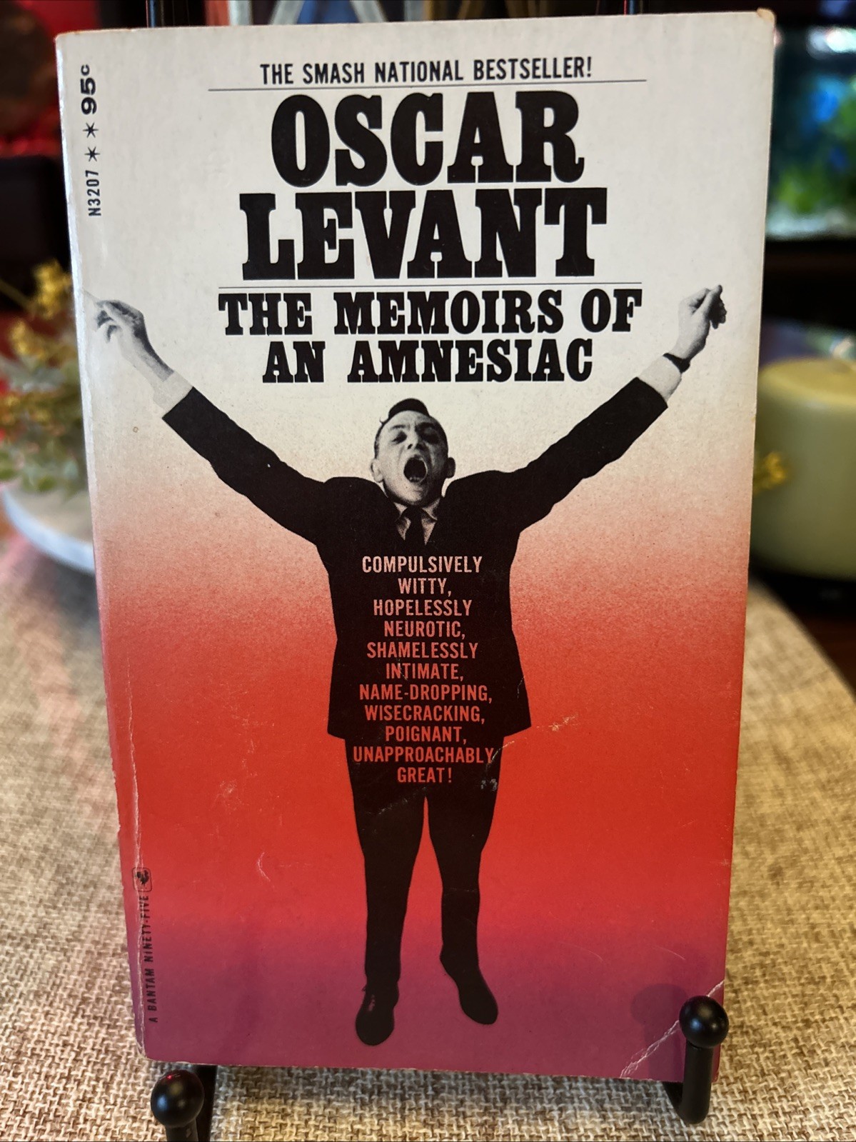 The Memoirs of an Amnesiac Paperback Autobiography Oscar Levant 1966 Bantam, VGC