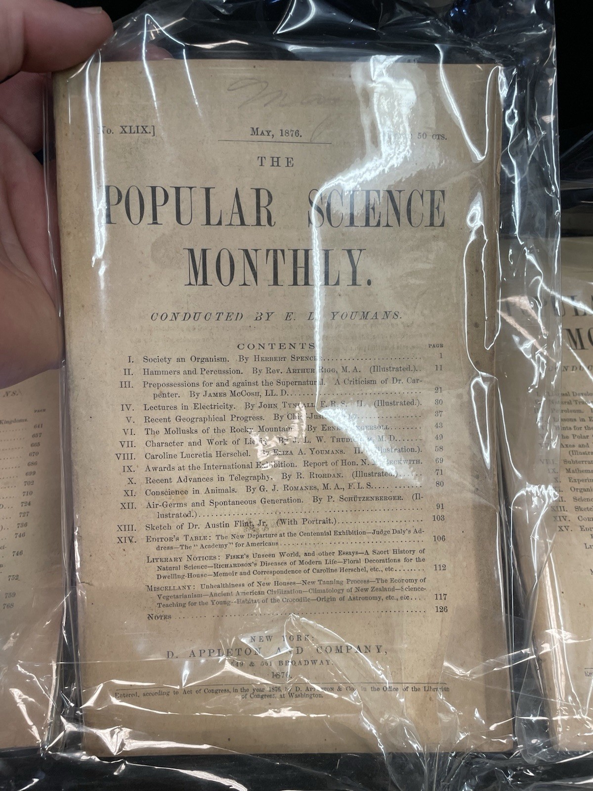 1876 Popular Science Monthly Lot 11 Issues Near Complete Year Victorian Science