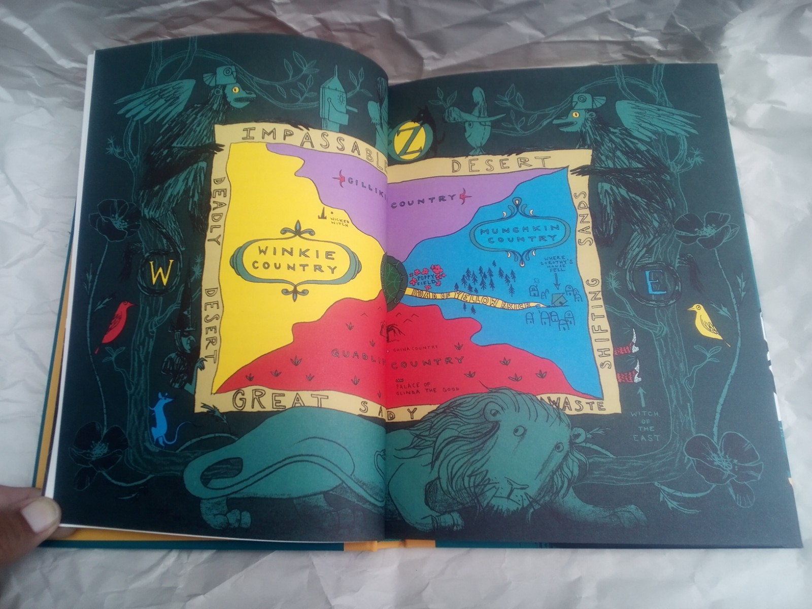 The Wonderful Wizard of Oz FOLIO SOCIETY w/SLIP CASE Illustrated 2010/2018 RARE!