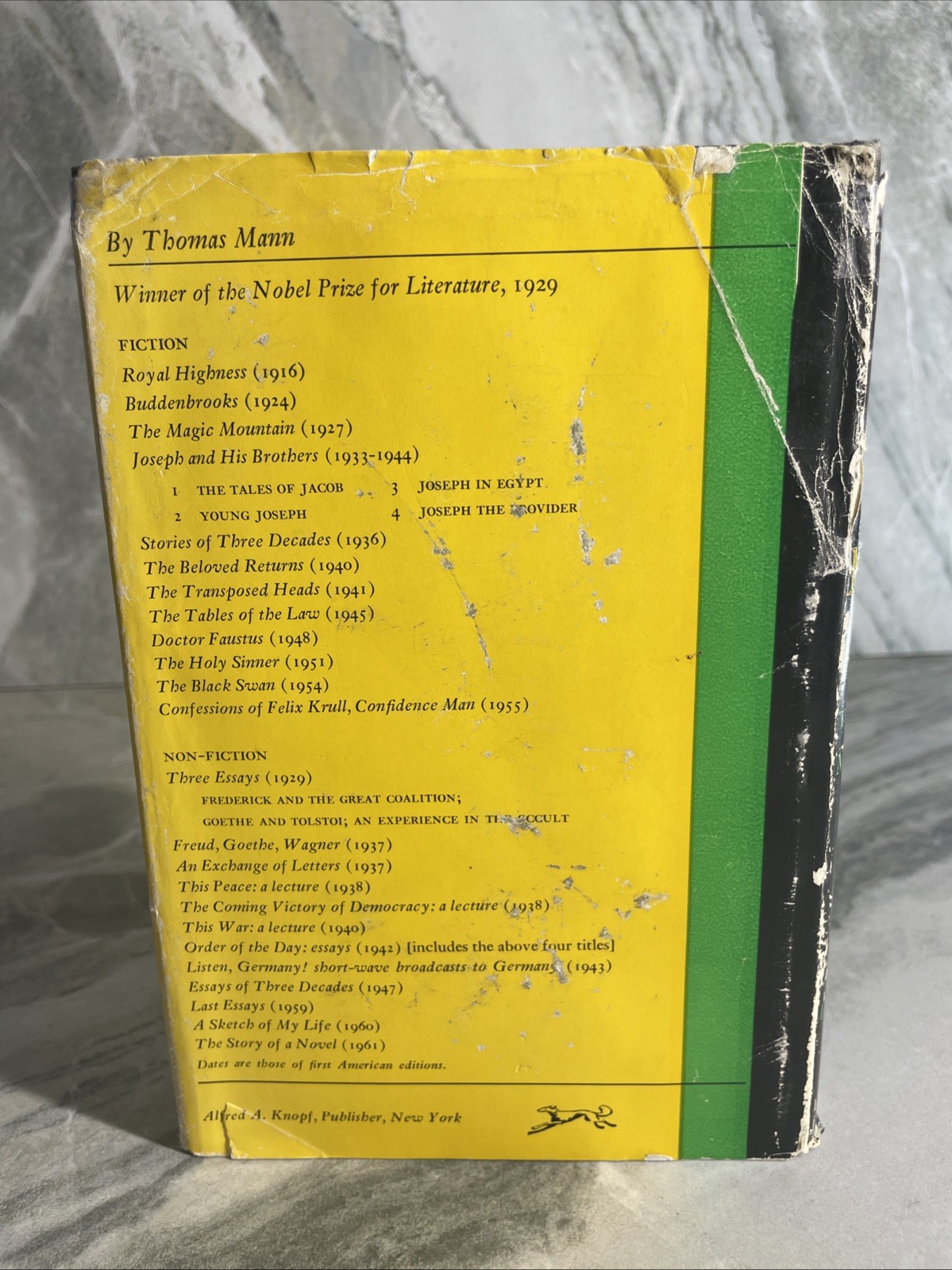 The Magic Mountain Thomas Mann HC DJ VTG 1961