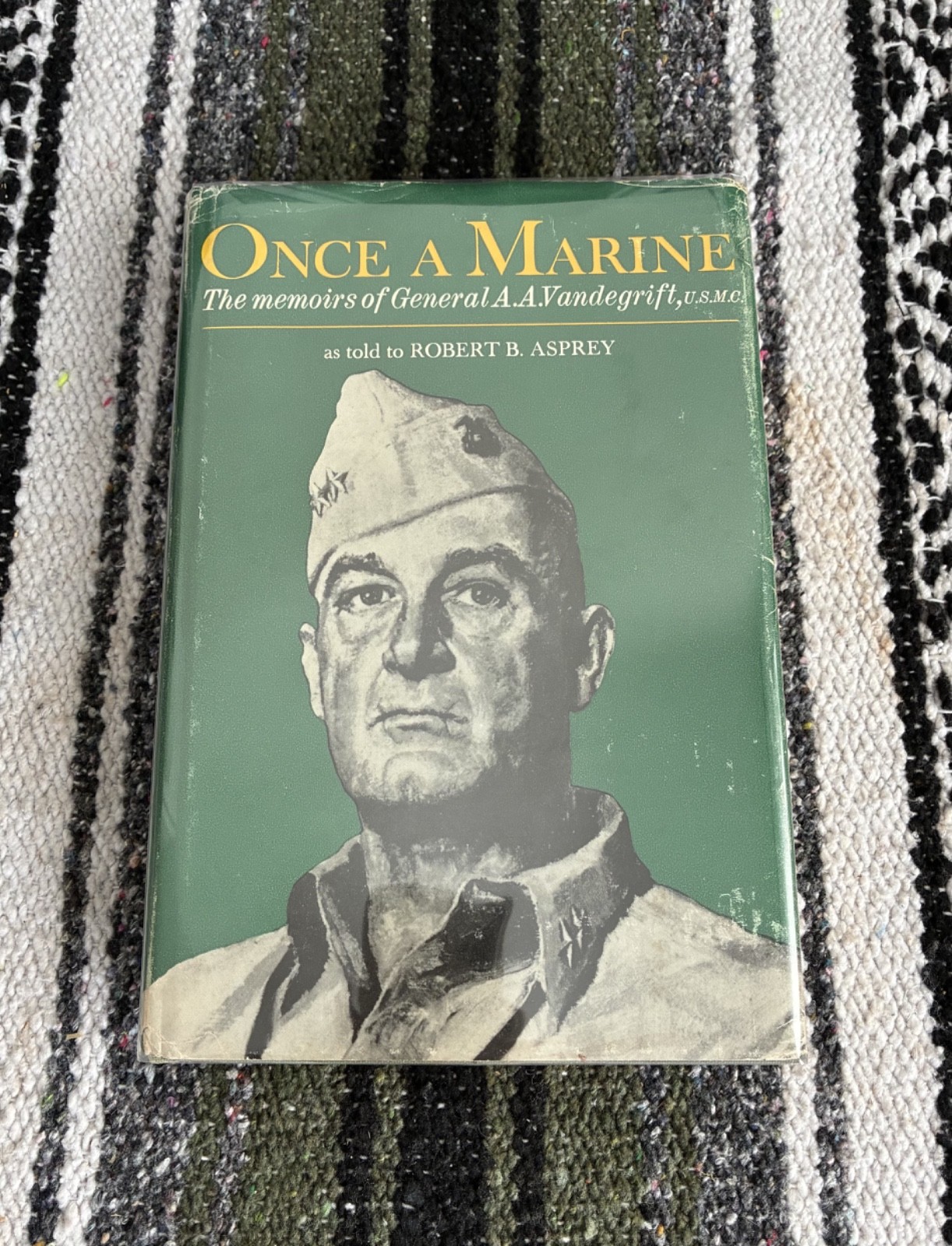 Once A Marine – SIGNED 1st. Ed. HC General A.A. Vandegrift 1964 memoirs