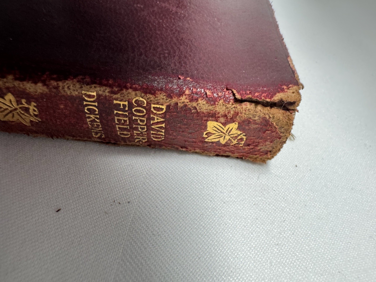 Antique Charles Dickens Book Lot Hard Times & David Copperfield Thomas Nelson
