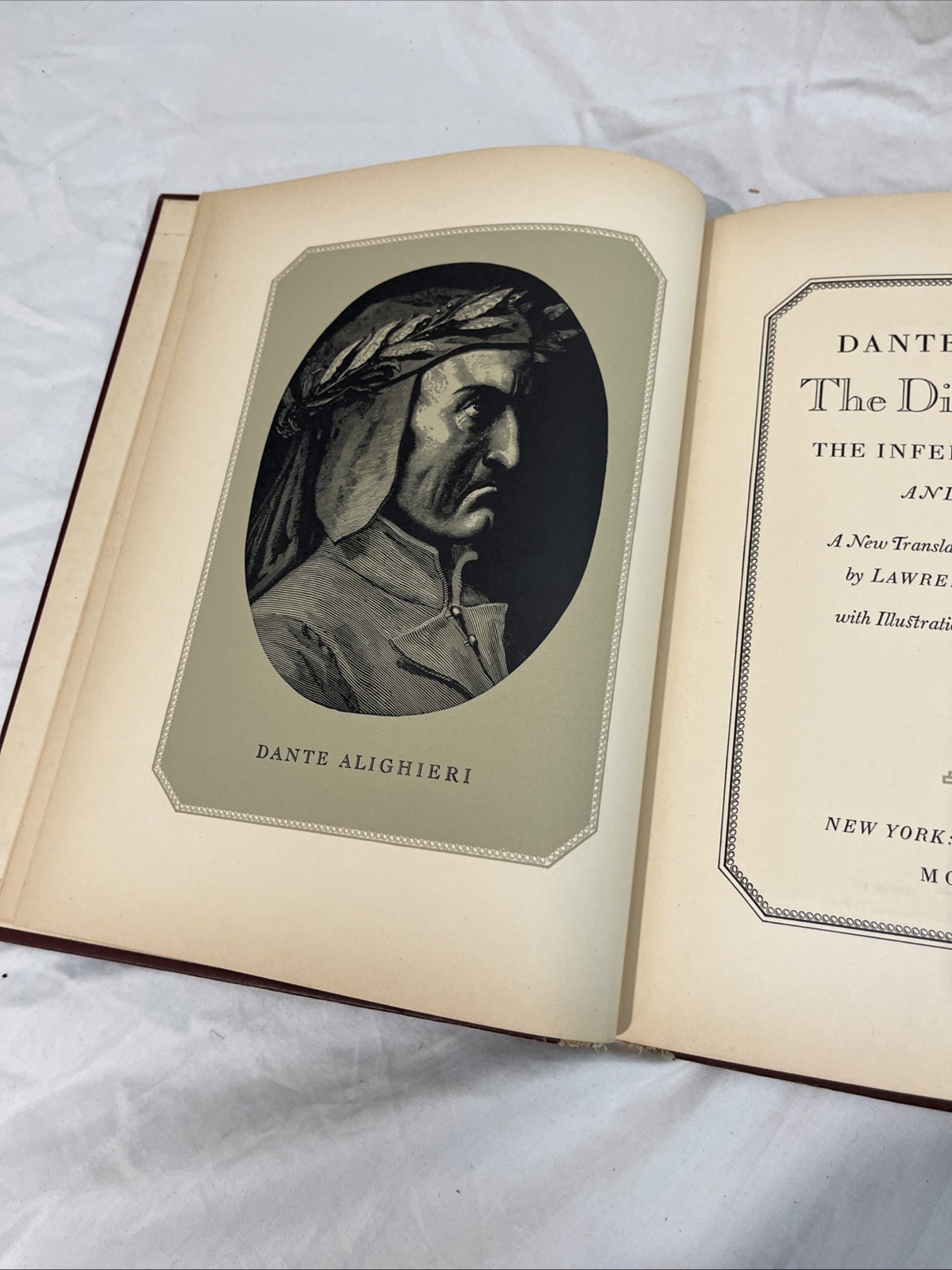 THE DIVINE COMEDY Dante Alighieri Gustave Dore Illustrations Pantheon Books 1948