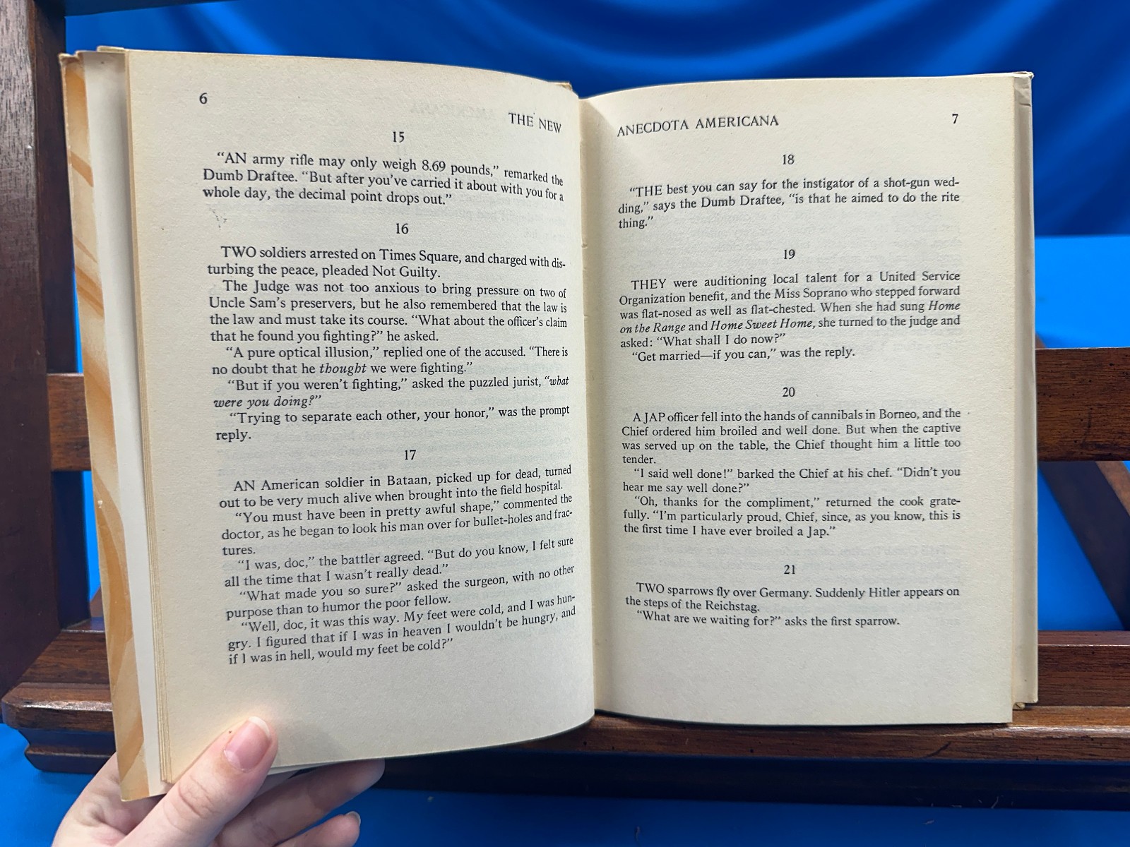 The New Anecdota Americana: Five Hundred Stories for America’s Amusement, 1953