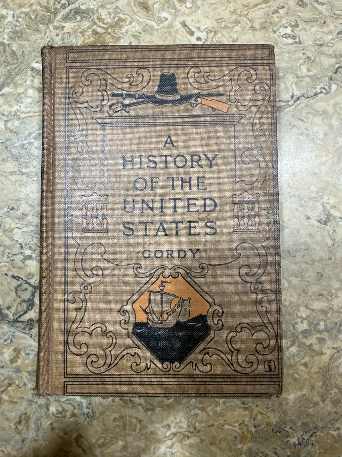 1906 A History of the United States by Wilbur F. Gordy | Illustrated Antique HC
