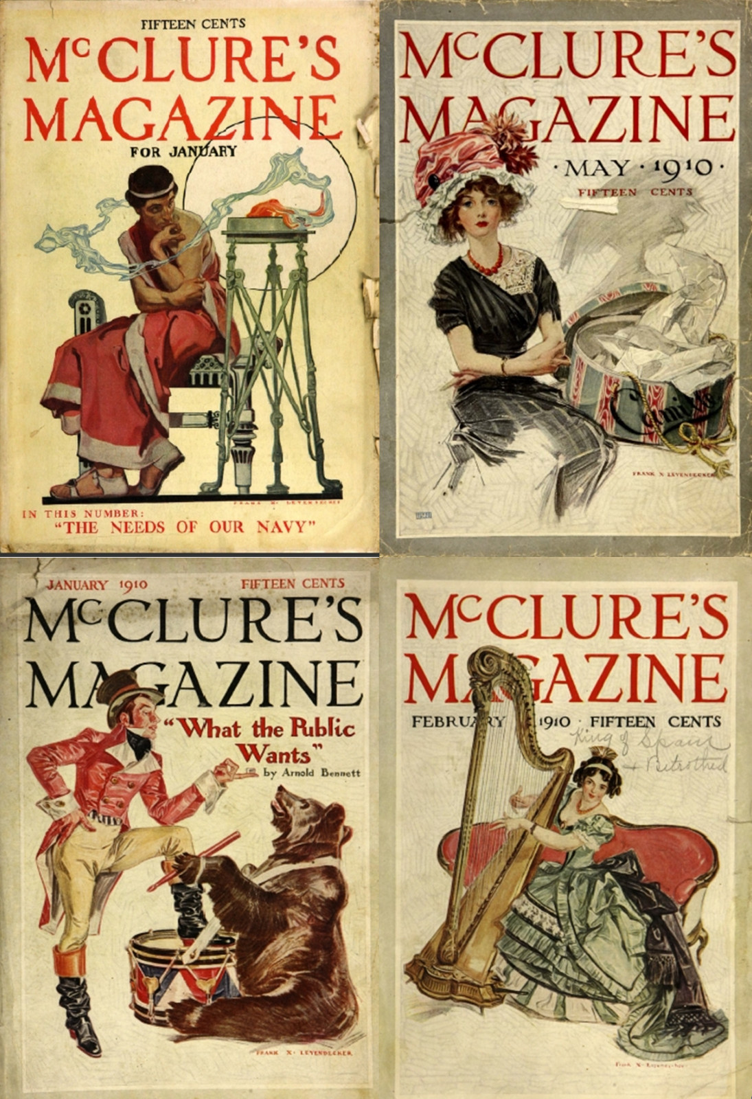 34 Old Issues of the McClure’s / McClure’s Magazine – Vol. 4 (1908-1918) on DVD