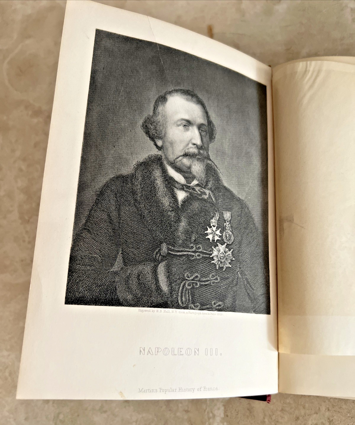ANTIQUE MARTIN’S HISTORY of FRANCE VOLUMES I, II, III / PRINTED in 1877 & 1882
