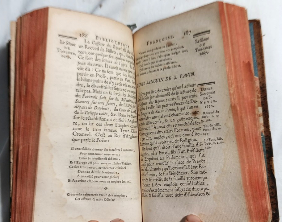 Lot of 3 Antique Histoire de France 1756 1770 1772 Hardcover