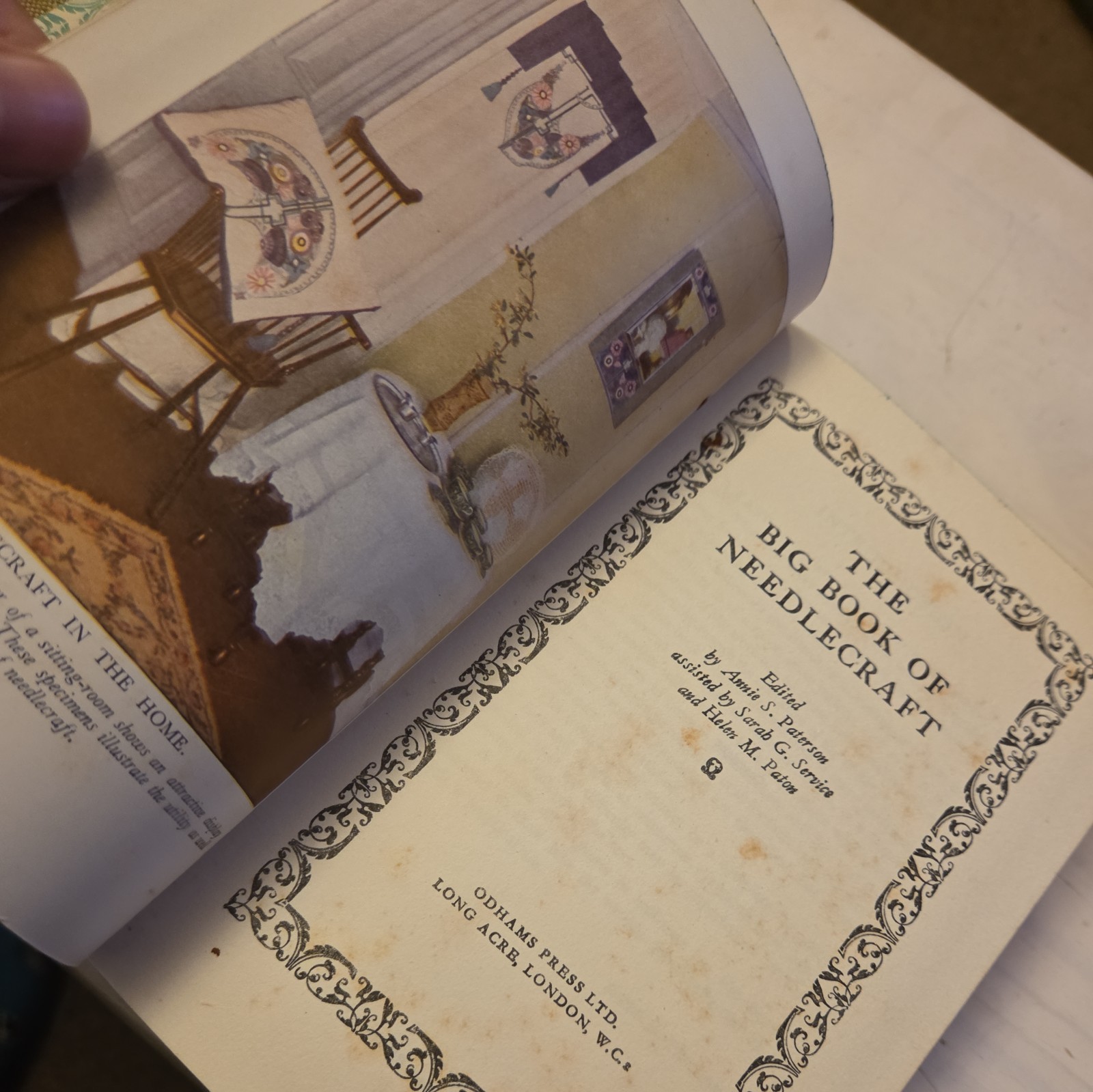 The Big Book of Needlecraft Vintage Hardback Book Printed 1935