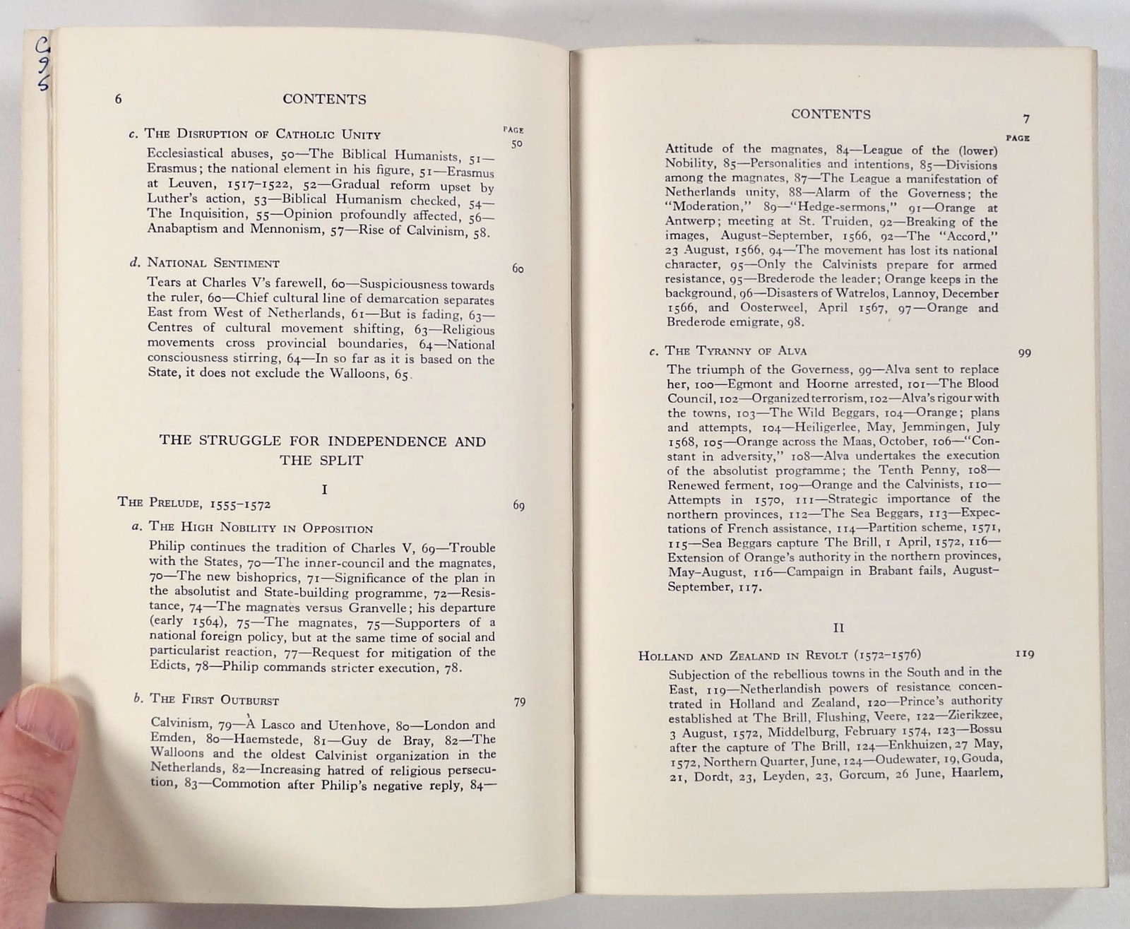 1966 Geyl THE REVOLT OF THE NETHERLANDS European history 16th C.