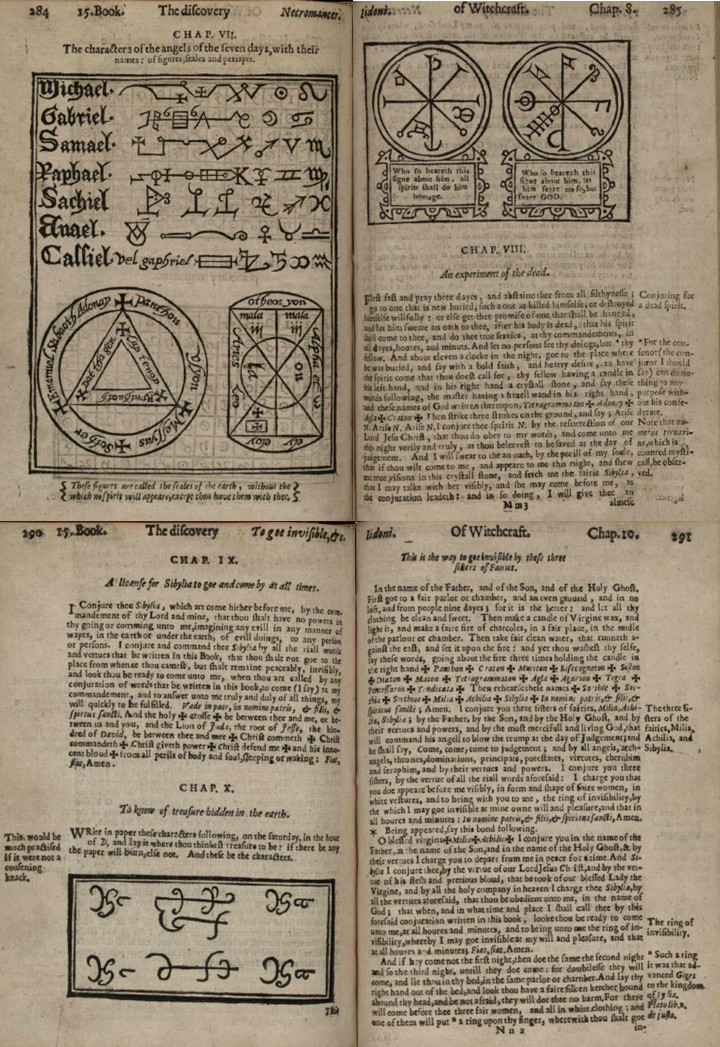 The Discovery of Witchcraft – 1st (1584) 2nd (1651) & 3rd (1881) Editions ON DVD