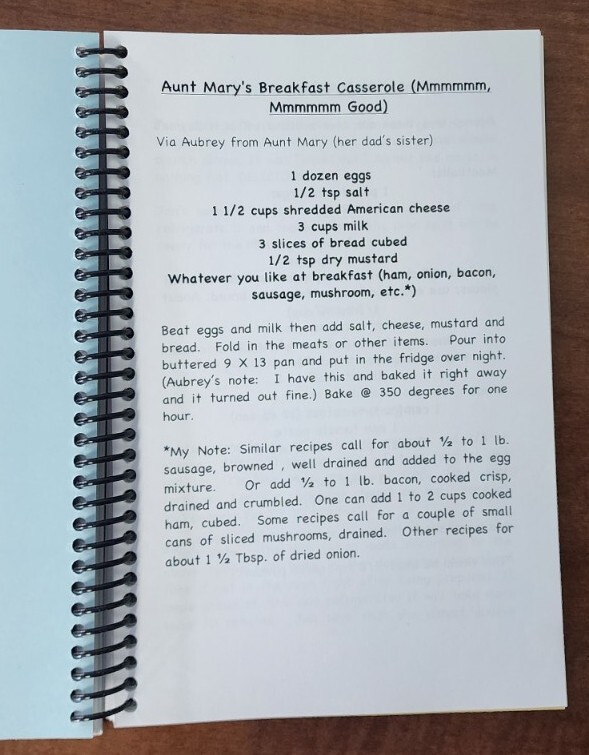 HAYSVILLE, KANSAS Vintage Cookbook Recipes Marge Haines Family Friends Spiral