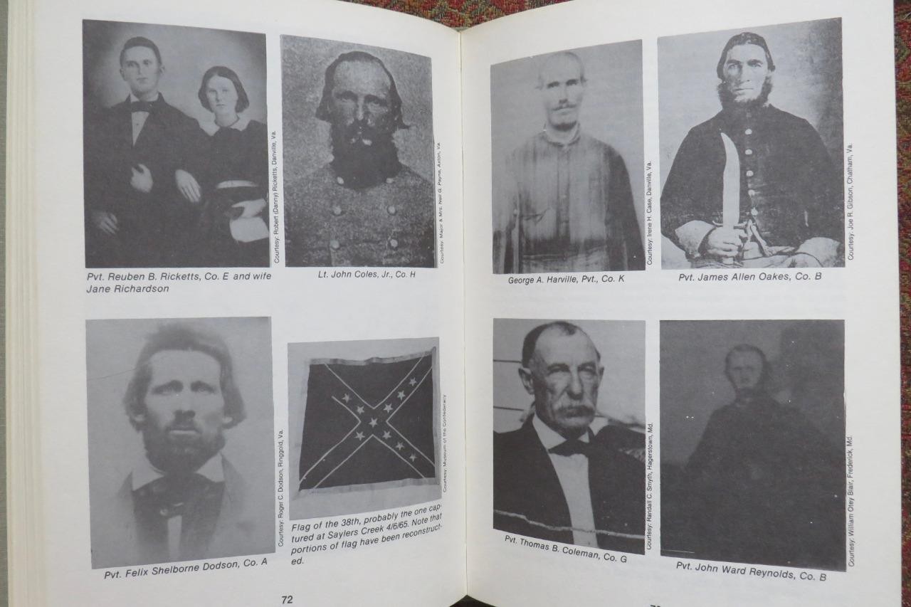 38th VIRGINIA INFANTRY – SIGNED FIRST EDITION – ONLY 1000 PRINTED – CIVIL WAR