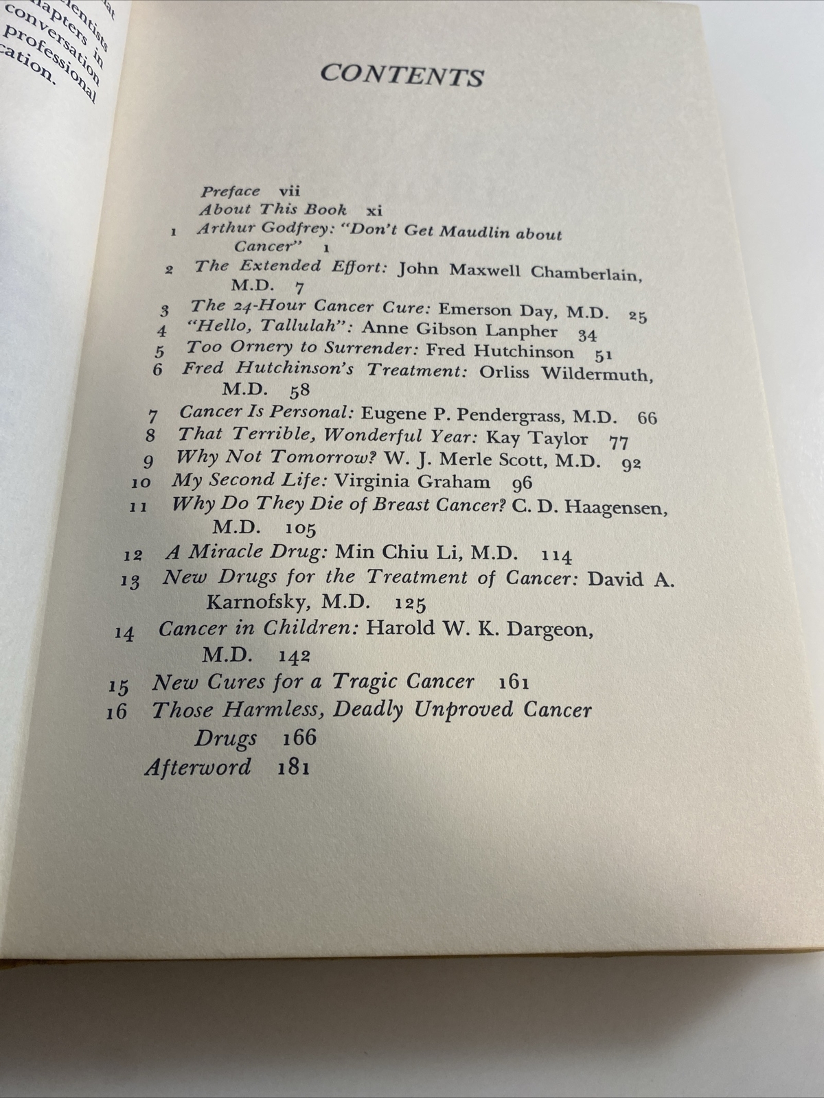 1966 Book 📕 The Climate Is Hope Triumphant Over Cancer Walter Ross abz