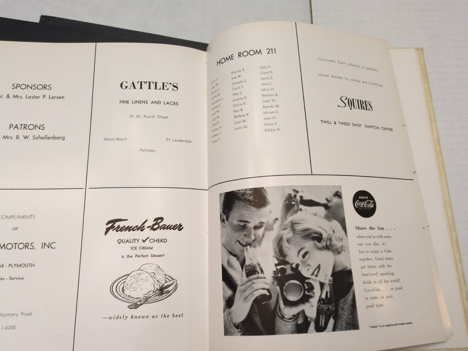 1958 and 1959 Remembrancer, Walnut Hills High School, Cincinnati, Ohio Yearbooks