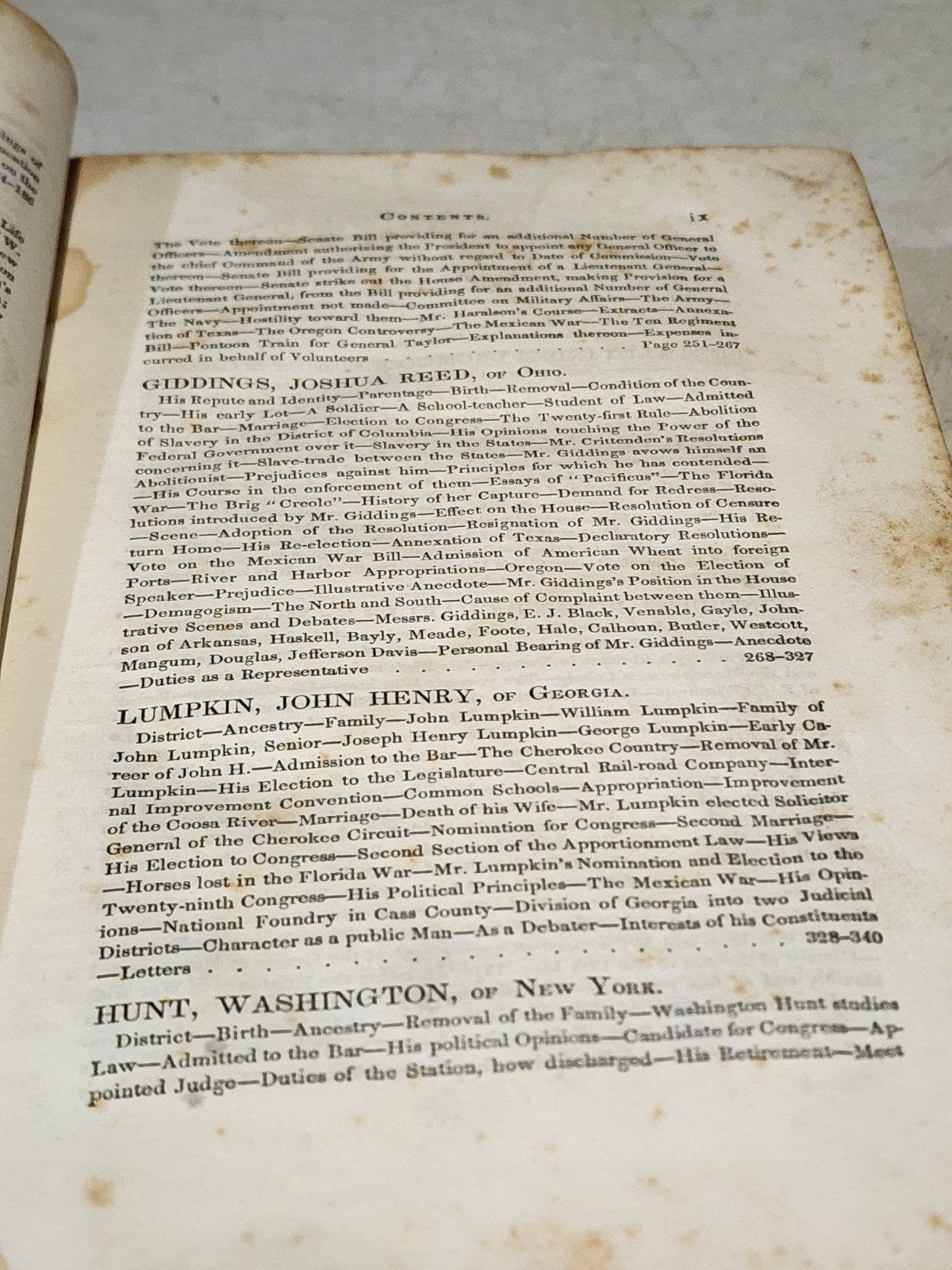 1848 HISTORY OF CONGRESS BIOGRAPHICAL AND POLITICAL MEMOIRS- WHEELER ILLUSTRATED