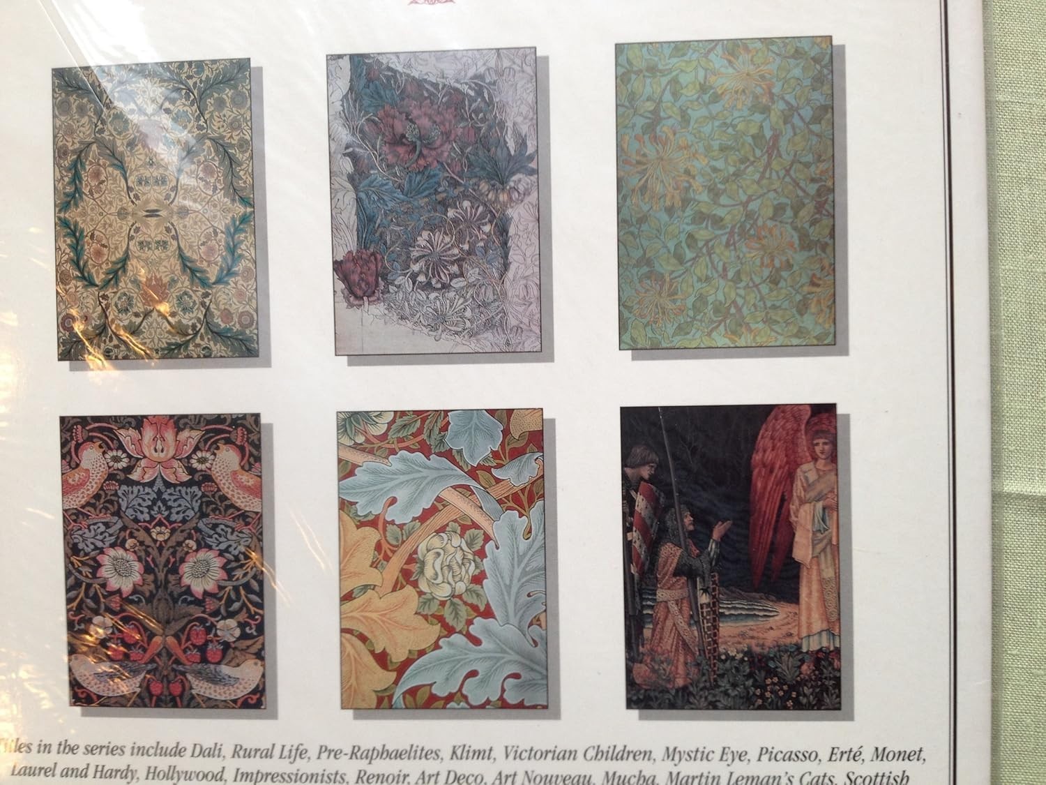 WILLIAM MORRIS SIX COLOUR POSTERS BY: BROOKHAMPTON PRESS