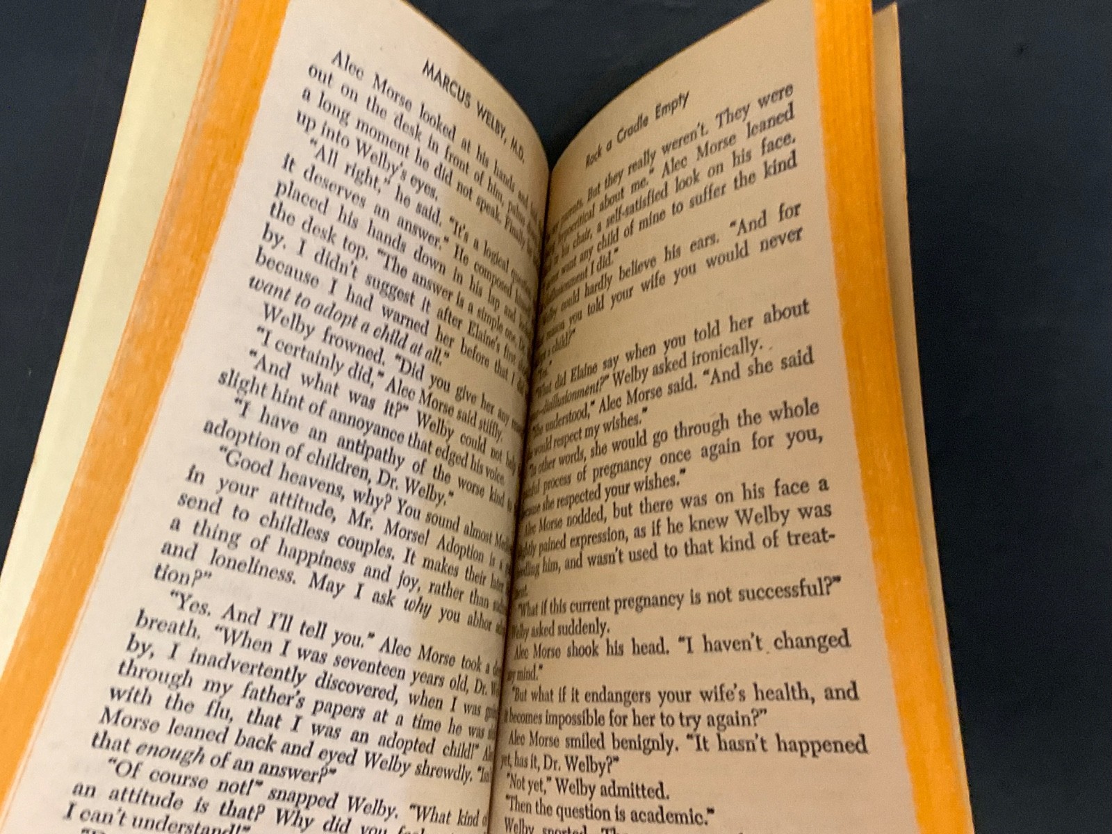 MARCUS WELBY MD Rock a Cradle Empty by Bruce Cassiday (1970) Ace TV paperback