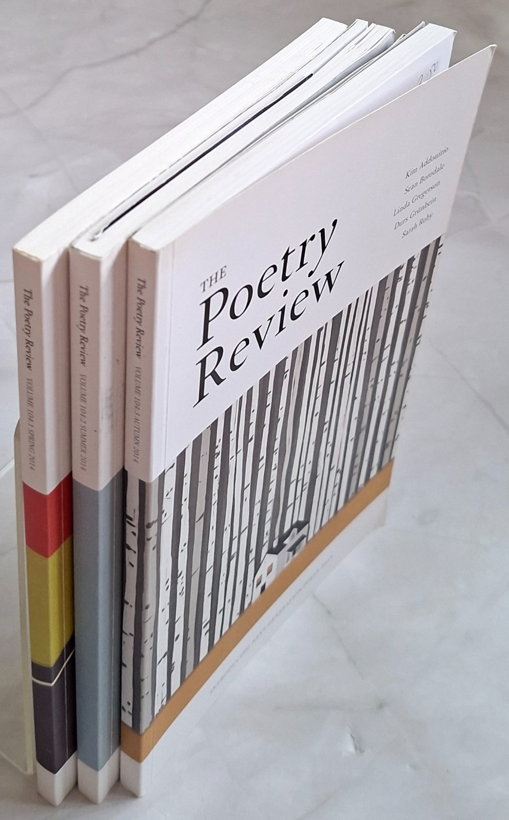 The Poetry Review Set Of 3 Mixed Authors 1st 2014 Paperback The Poetry Society