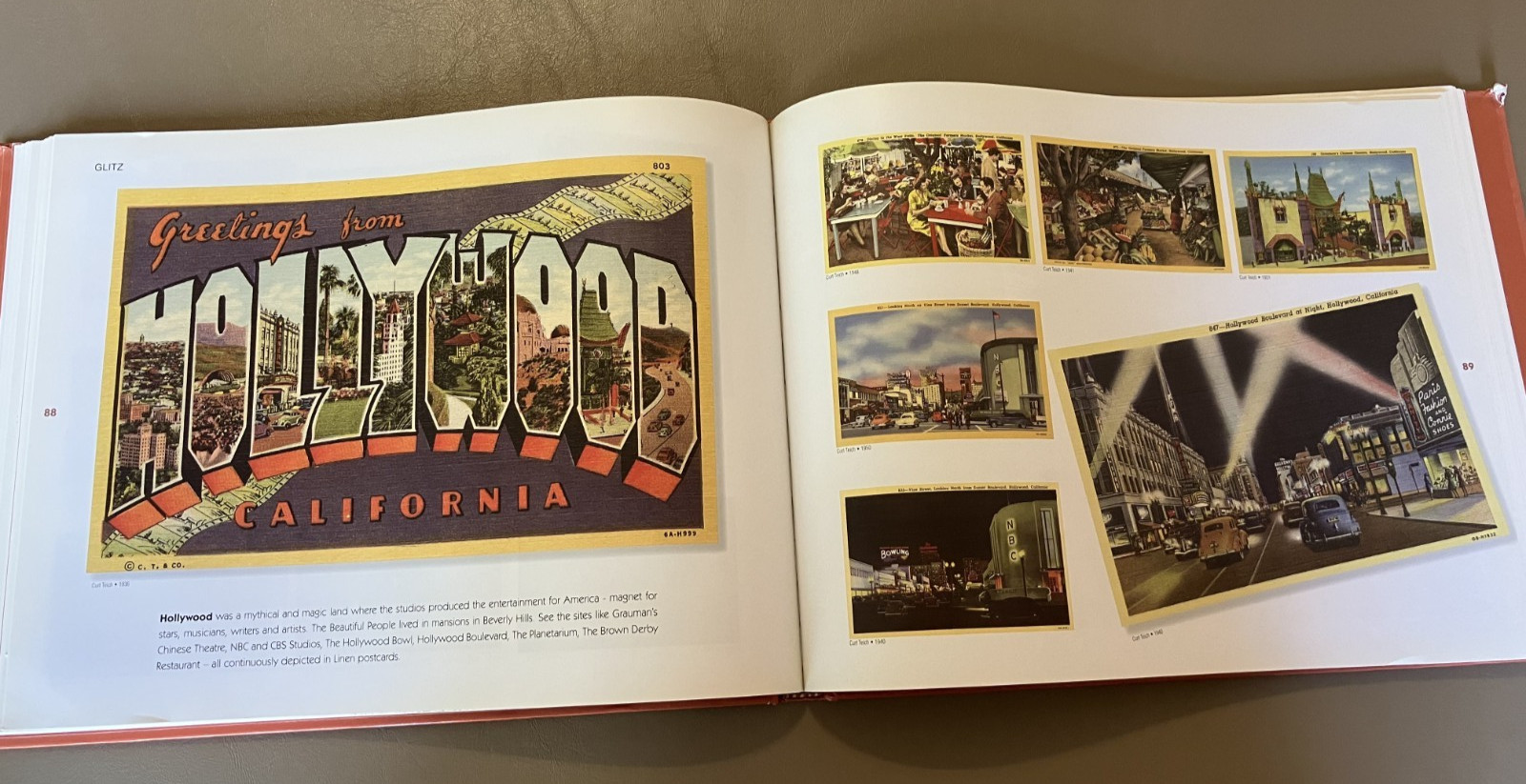 Linen Postcards Images of the American Dream, Mark Werther/Lorenzo Mott HC 2002