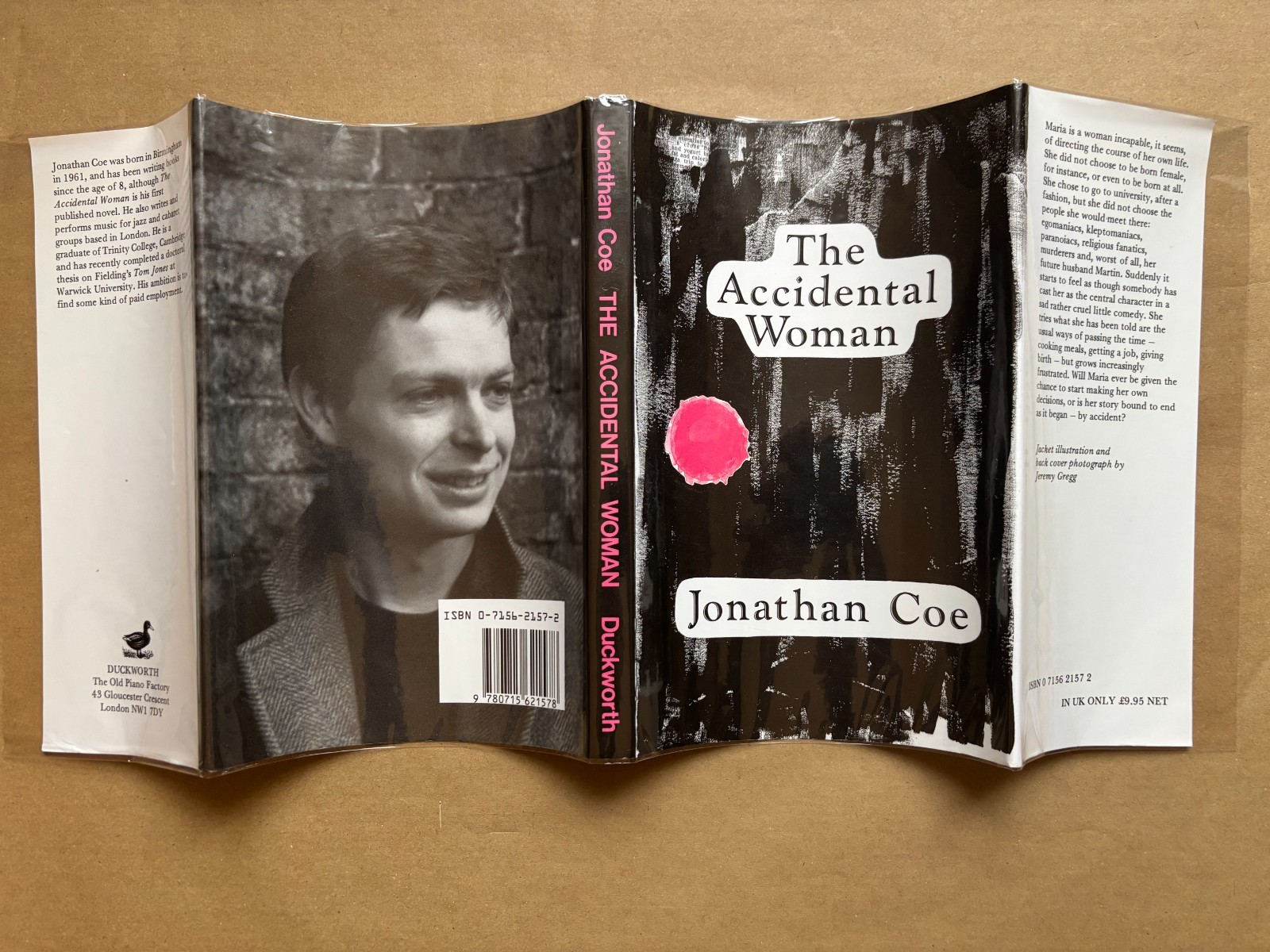 Jonathan Coe The Accidental Woman 1987 first edition 1st/1st What a Carve Up