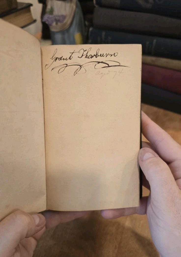 1845 Signed 1st Ed. of Flowers from the Garden of Lori Todd By Grant Thorburn