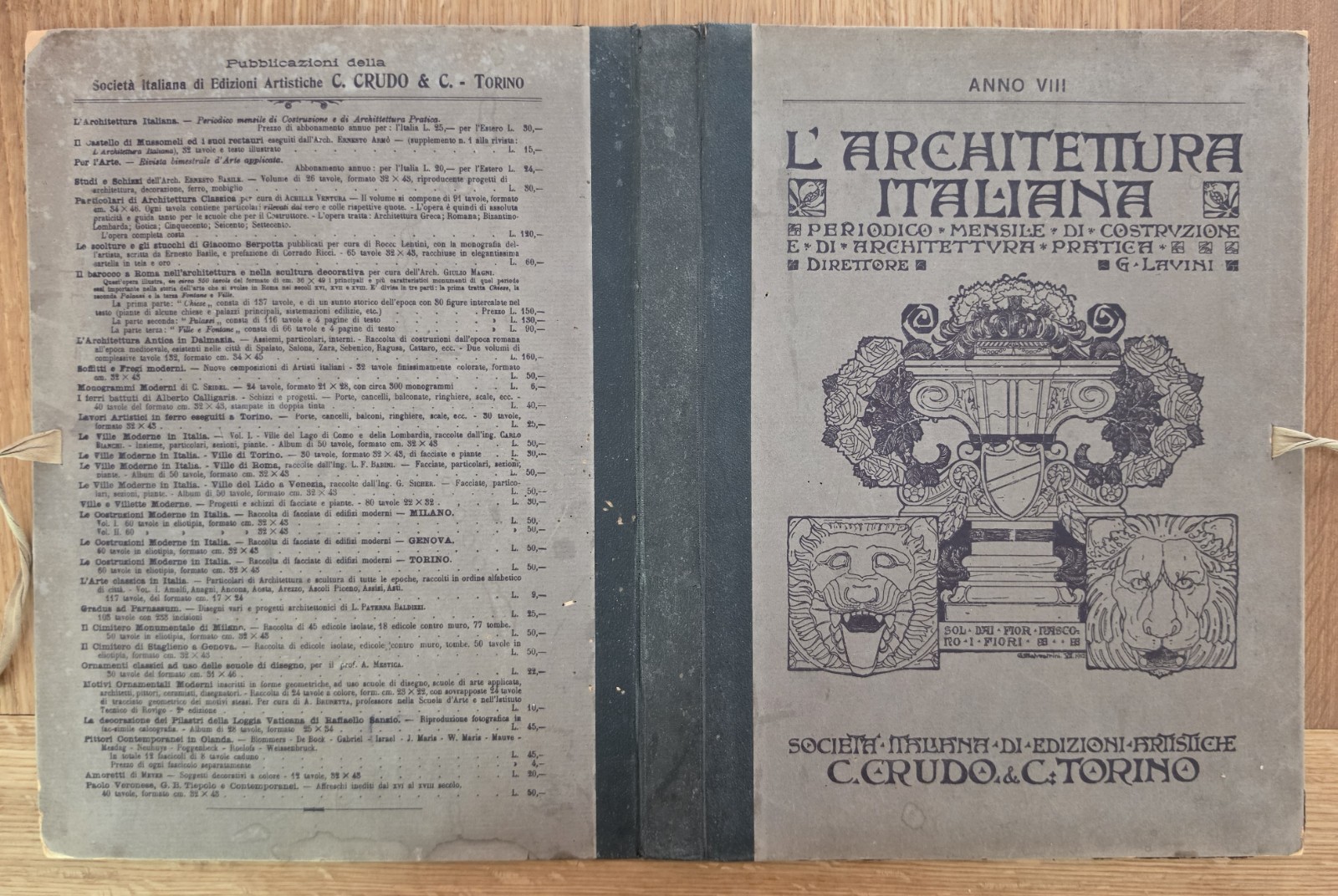 1911-1914 L’Architettura Italiana 3 Volumes – Italian Art Nouveau Magazine