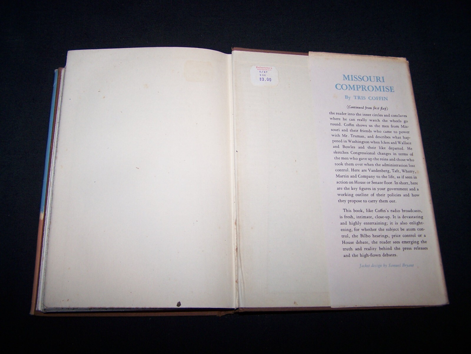 US History Politics Government Missouri Compromise Tris Coffin President Truman