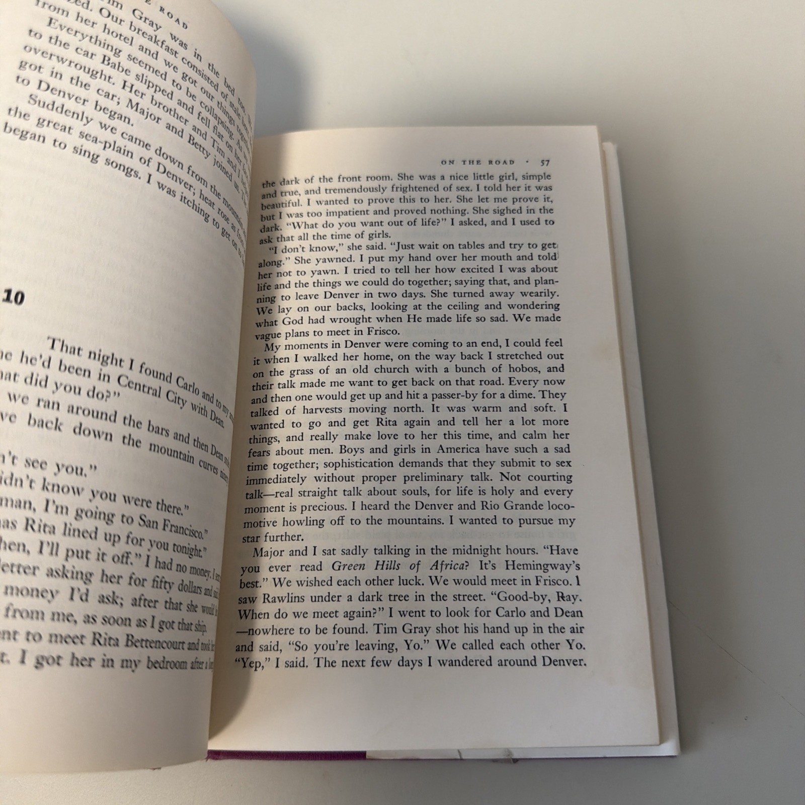On The Road – Jack Kerouac Viking Press 1971 Compass Ed. 14th Printing Hardcover