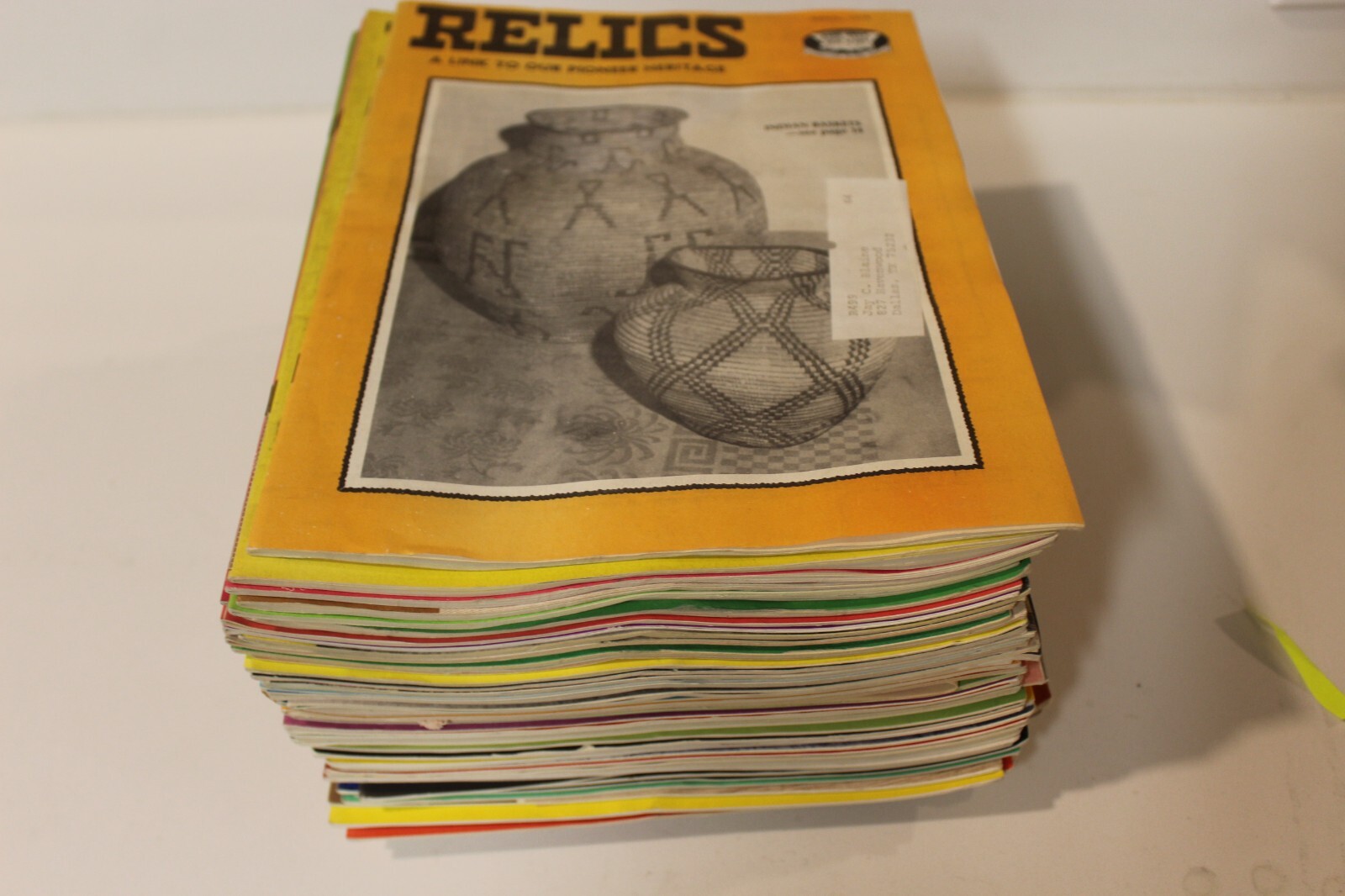 Lot of 62 RELICS MAGAZINE: A LINK TO YOUR PIONEER HERITAGE Frontier 1960-1970s