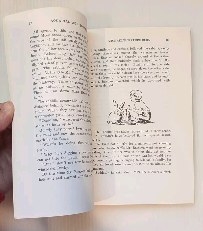RARE Lot of 5 Vtg AQUARIAN AGE STORIES FOR CHILDREN The Rosicrucian Fellowship
