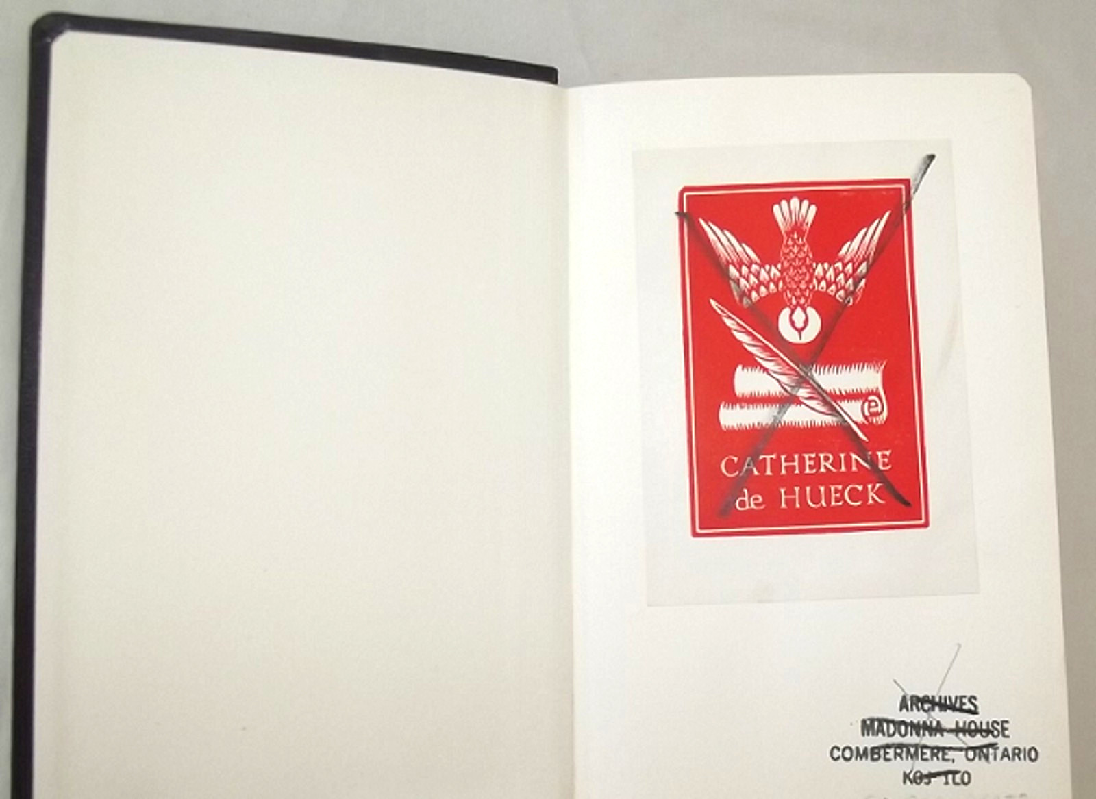 Famine of the Spirit Van Zeller Burns&Oates Embossed Leather w/DJ 1964 Unusual