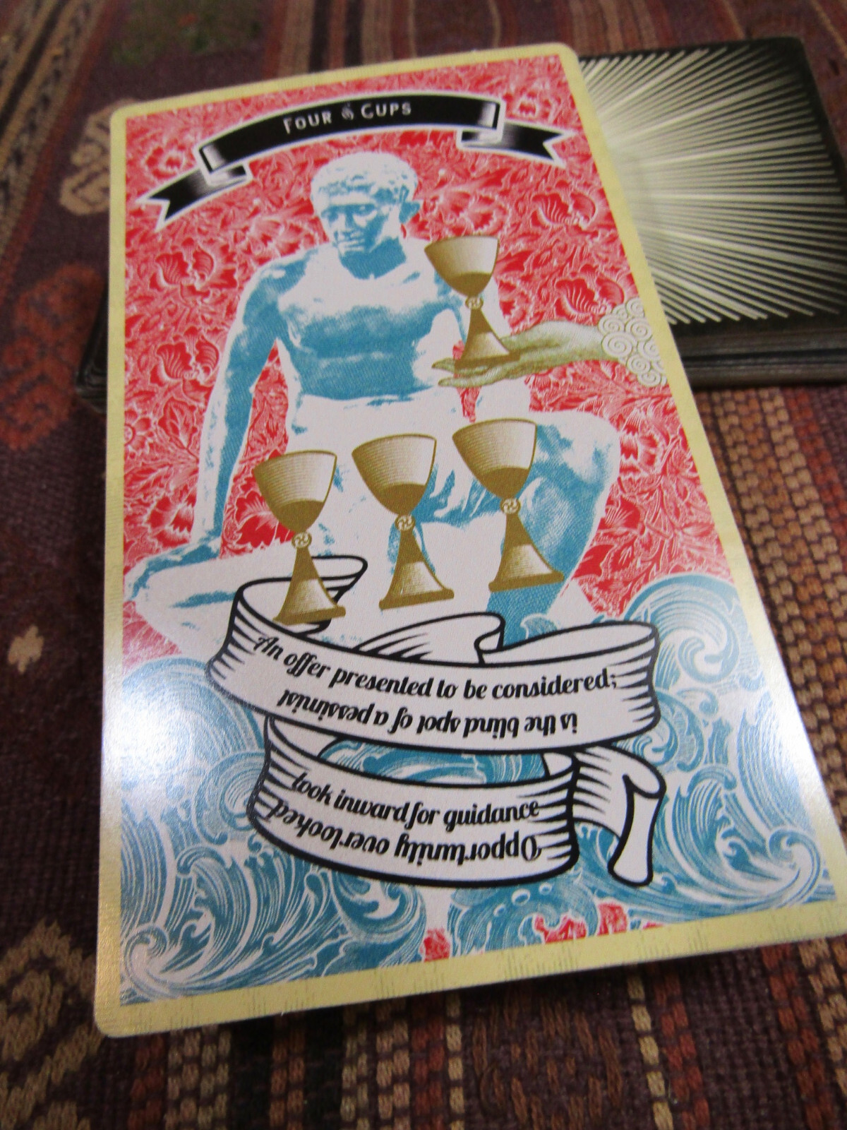 MADAM CLARA SEES ALL FORTUNE TAROT DECK AND DRAWSTRING BAG Kickstarter First Ed